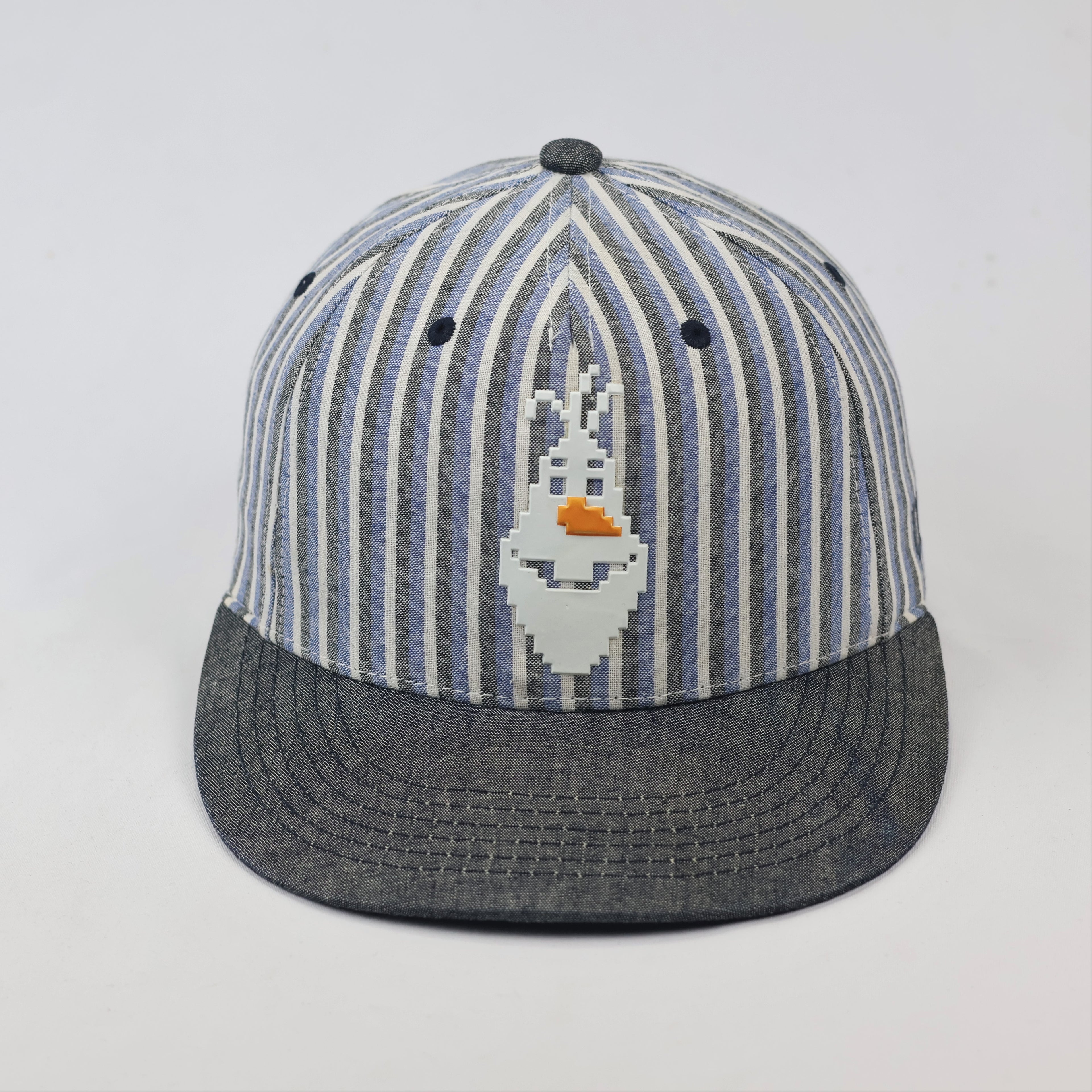 Disney Frozen Olaf Kids Thrifted Snapback - Blue & White Stripes