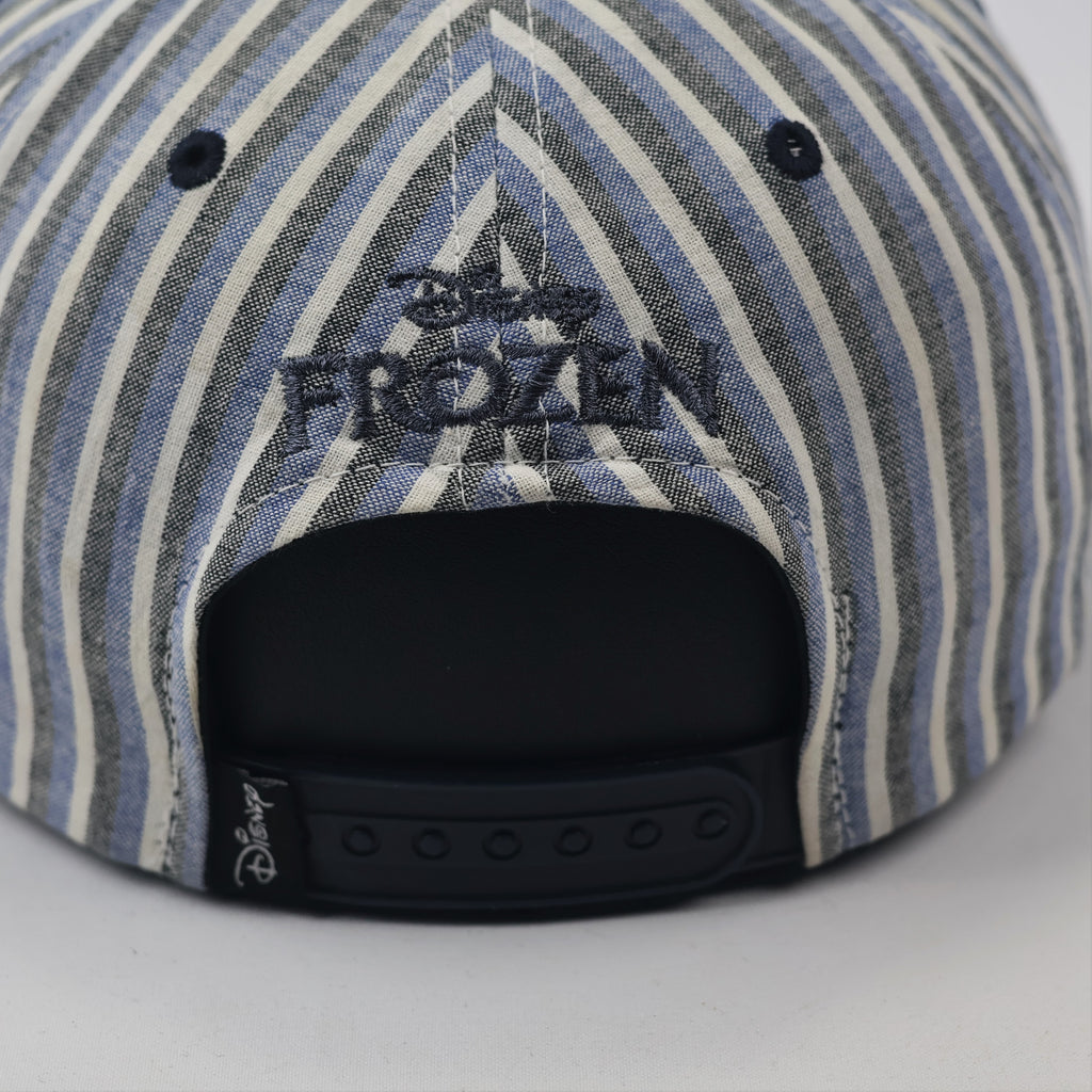 Disney Frozen Olaf Kids Thrifted Snapback - Blue & White Stripes