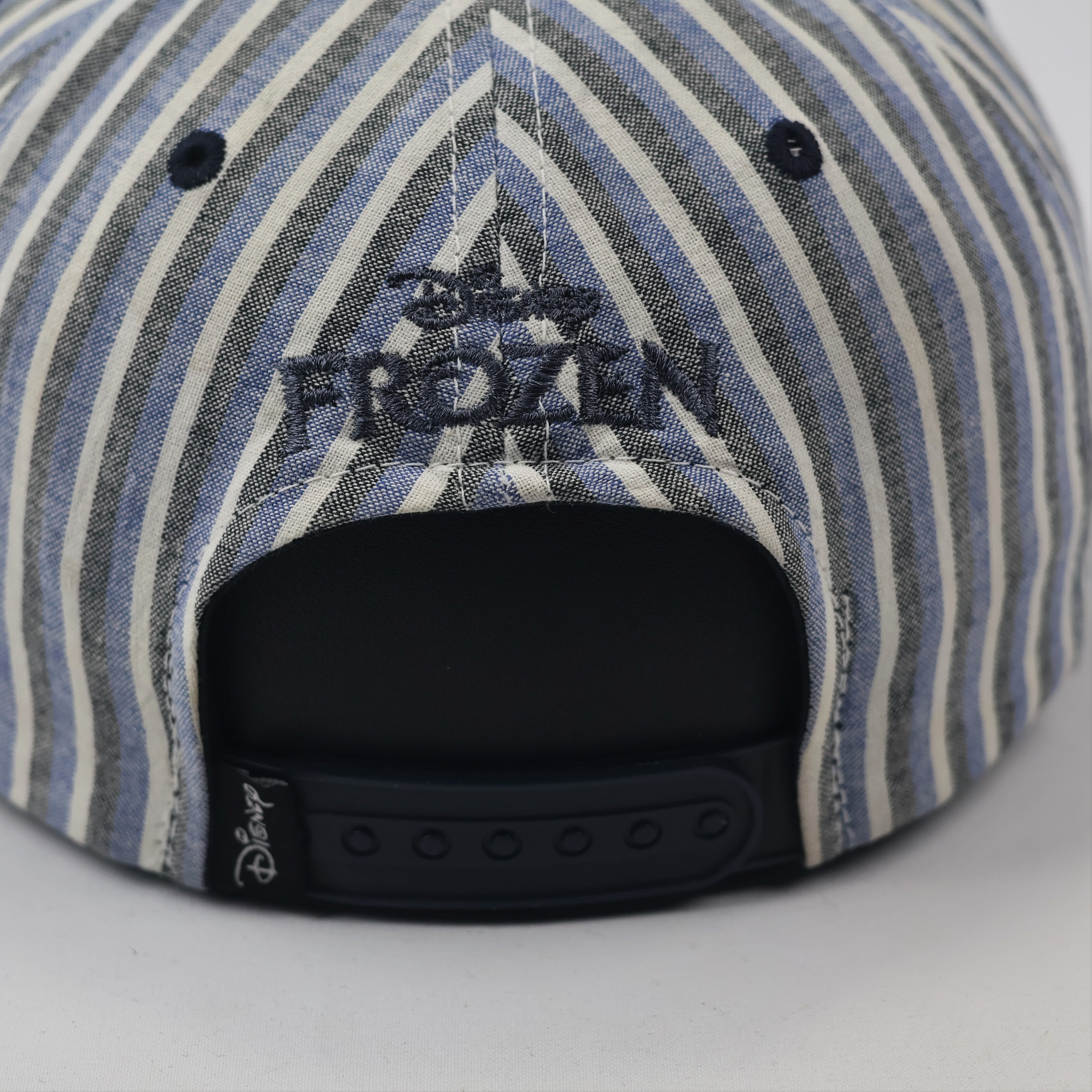 Disney Frozen Olaf Kids Thrifted Snapback - Blue & White Stripes