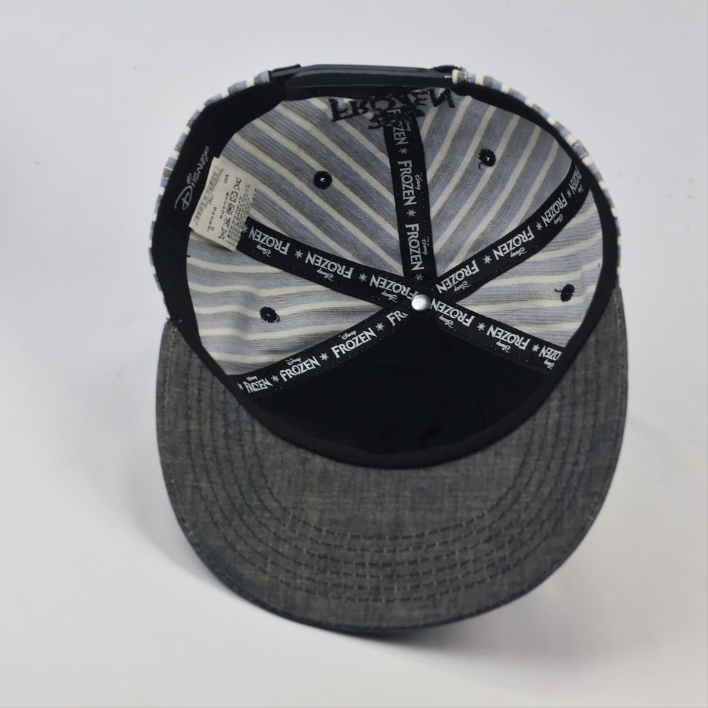 Disney Frozen Olaf Kids Thrifted Snapback - Blue & White Stripes