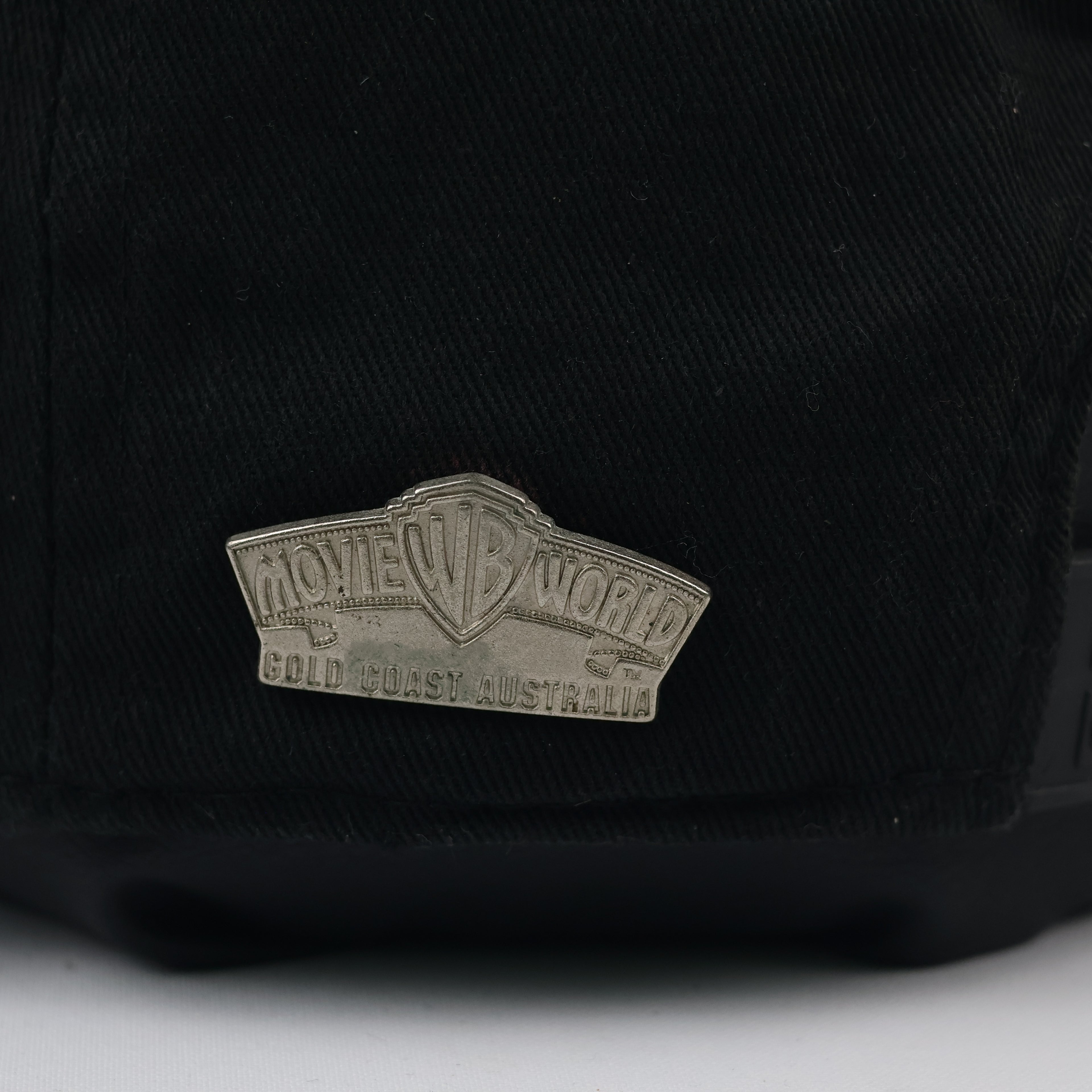 Vintage Batman Embroidered Logo Snapback - Movie World Australia Promo Hat