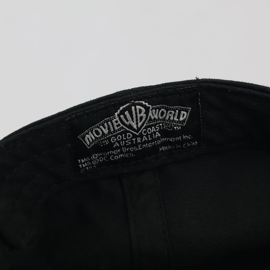 Vintage Batman Embroidered Logo Snapback - Movie World Australia Promo Hat