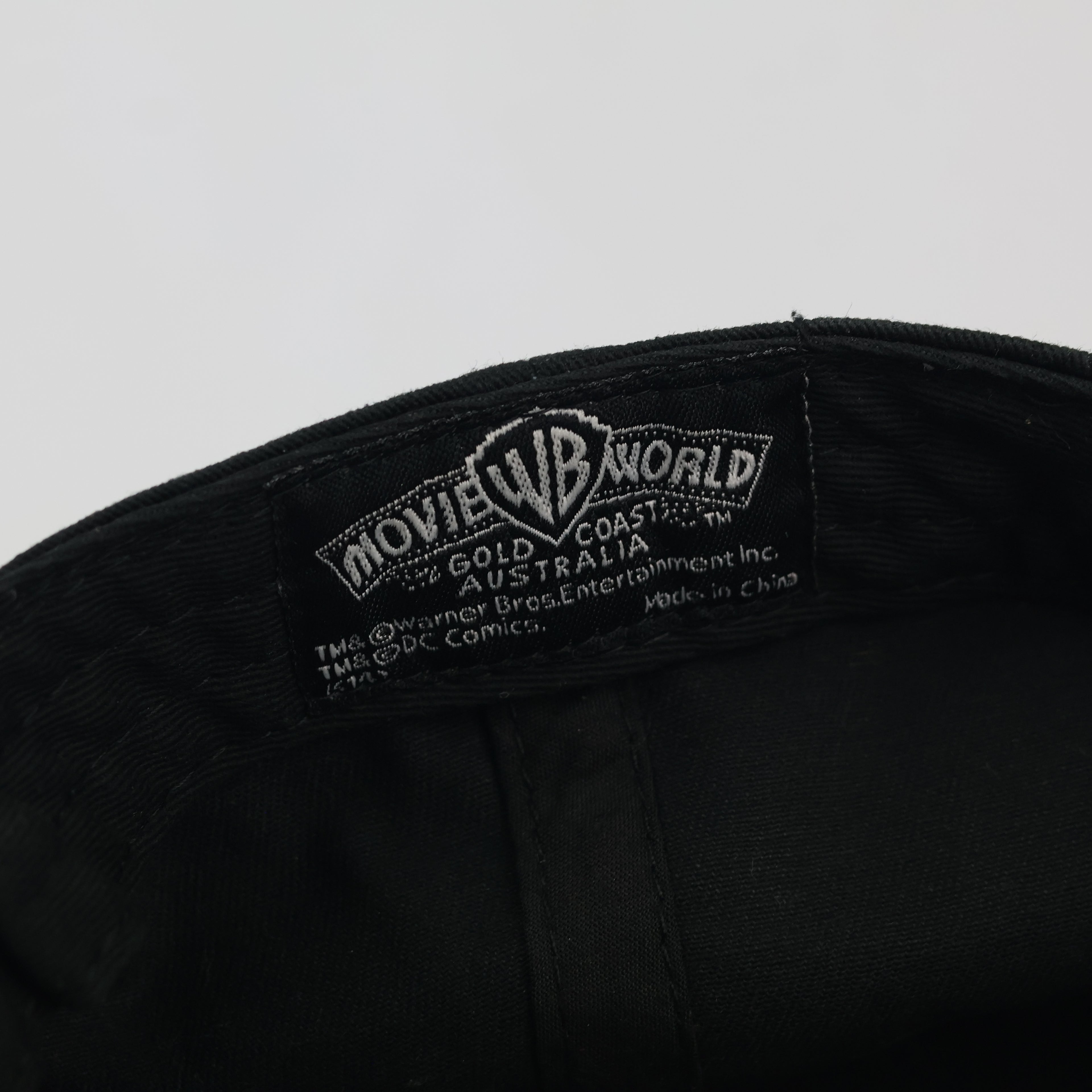 Vintage Batman Embroidered Logo Snapback - Movie World Australia Promo Hat