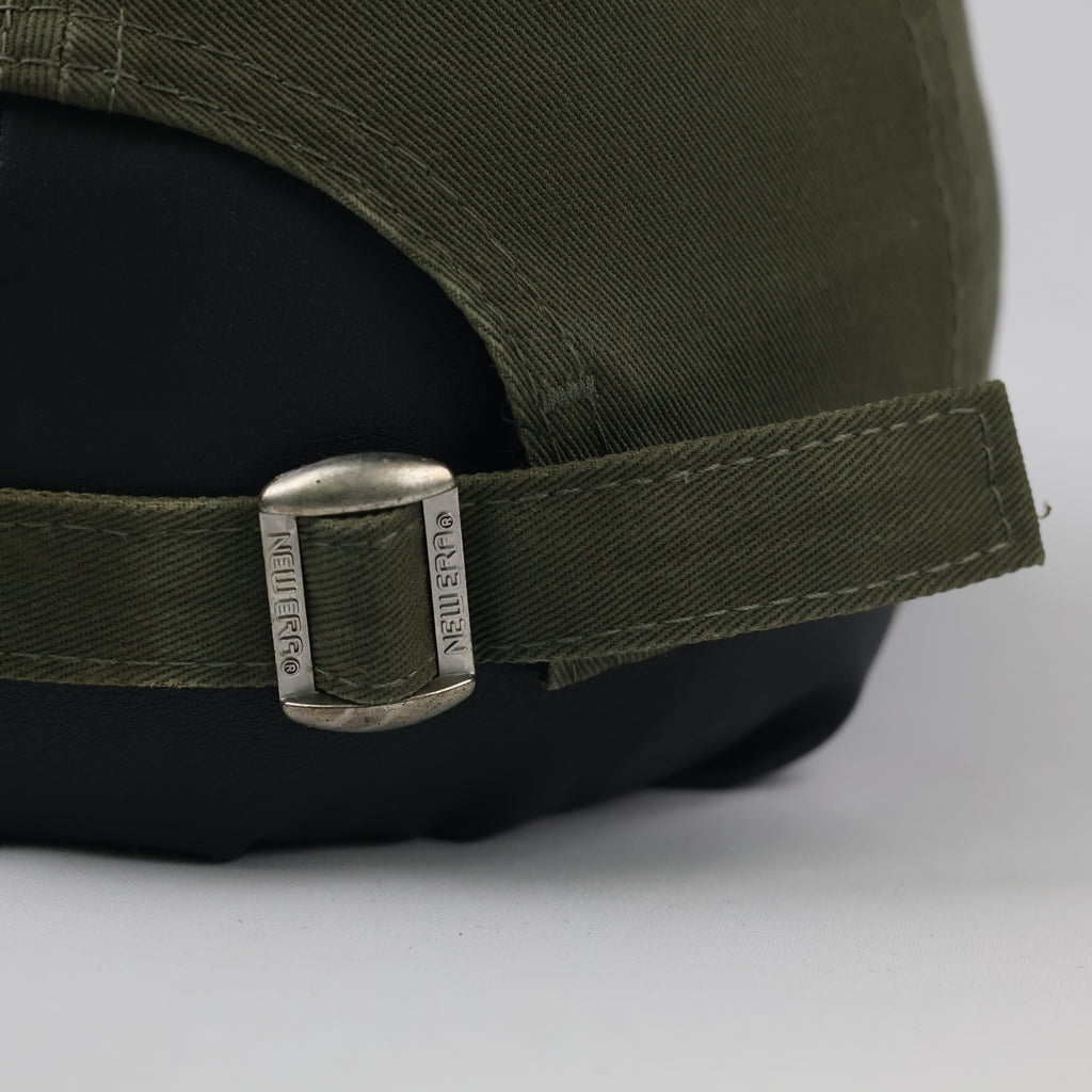 Vintage Thrifted NY Yankees New Era Adjustable Strapback - Olive Green MLB Baseball Hat