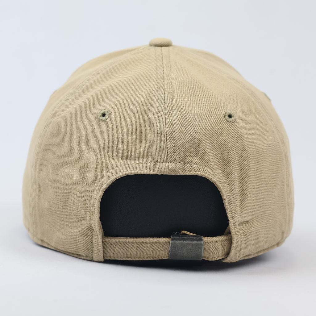 Carhartt Work In Progress Beige Cotton Thrifted Cap - Pre-Loved Distressed Style