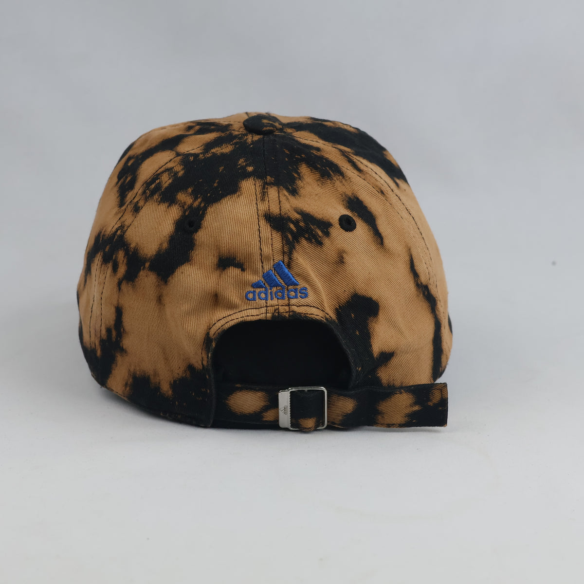 Thrifted Adidas Tan & Black Custom Baseball Hat (54-55cm) |10465