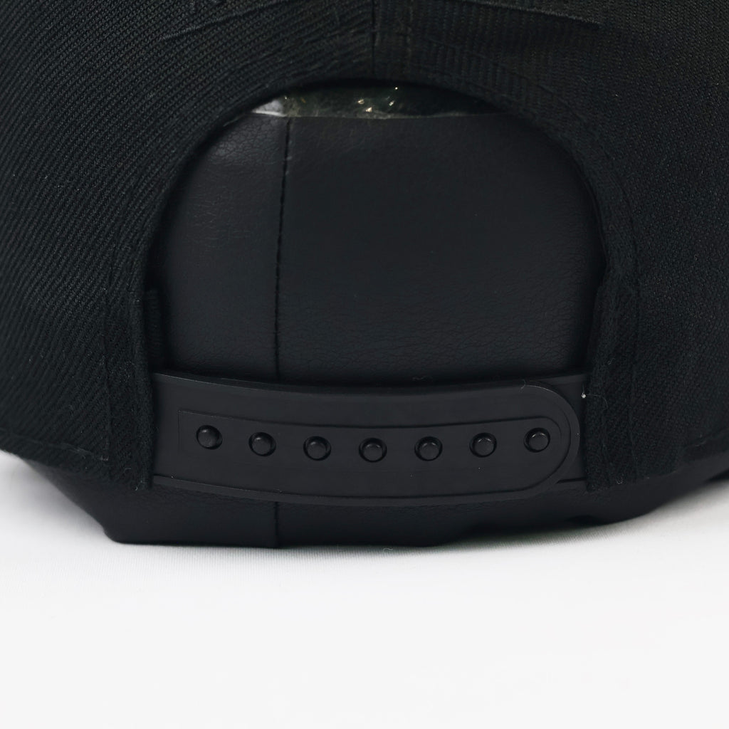 Kessel Embroidered Logo Snapback - Black Wool Blend Streetwear Hat
