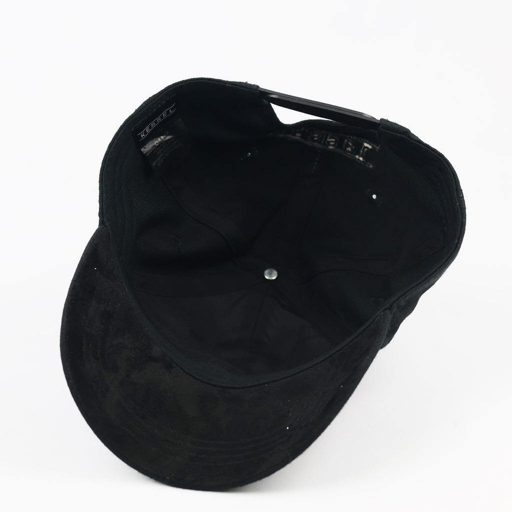 Kessel Embroidered Logo Snapback - Black Wool Blend Streetwear Hat