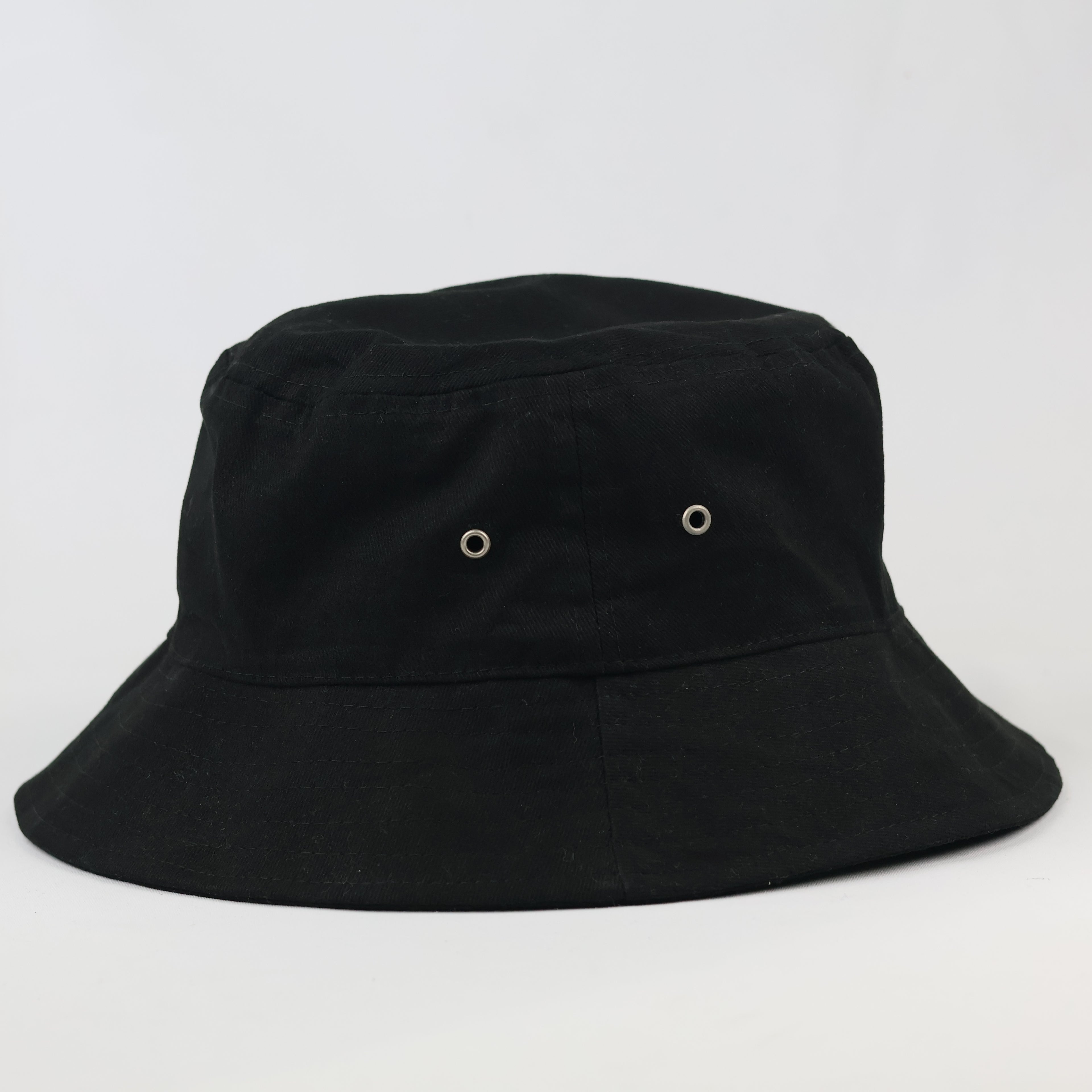 Retro Pepsi Cola Logo Bucket Hat - Classic Black Festival Rave Cap