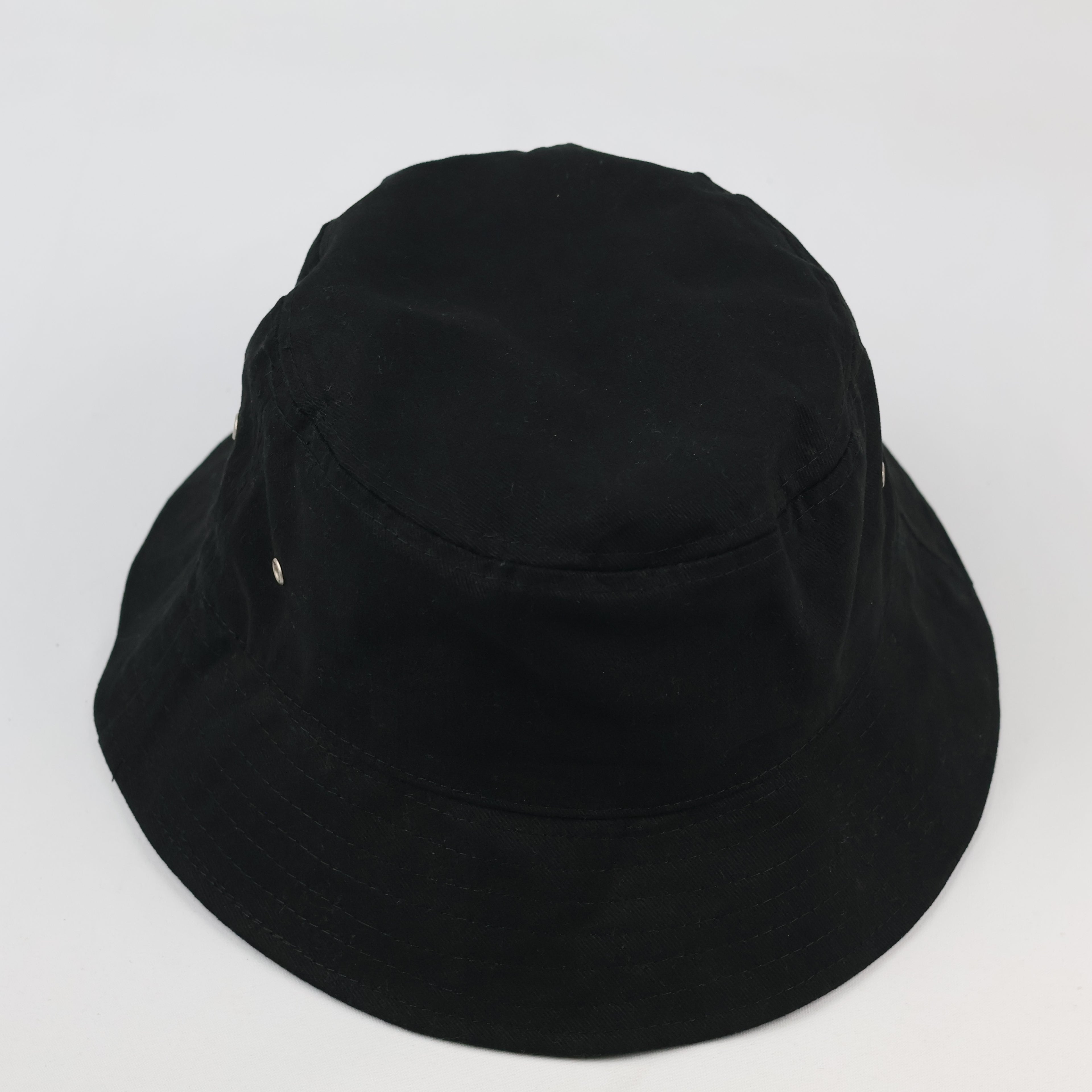 Retro Pepsi Cola Logo Bucket Hat - Classic Black Festival Rave Cap