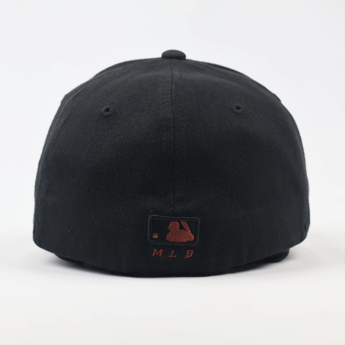 Black NY Yankees Thrifted Cap with Maroon Embroidery - Flexfit Style