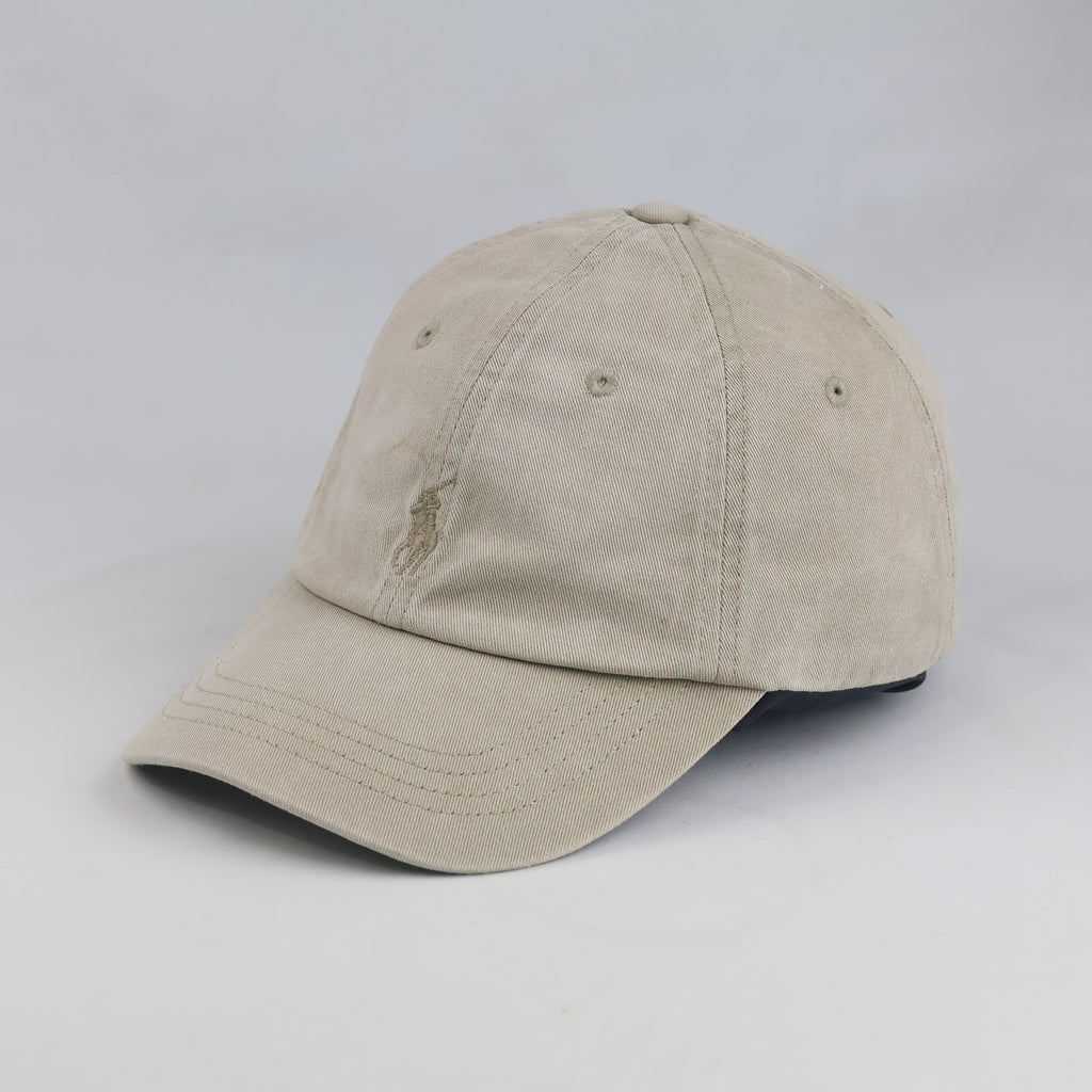 Thrifted Polo Ralph Lauren Khaki Strapback Cap (57-59cm) | 10473