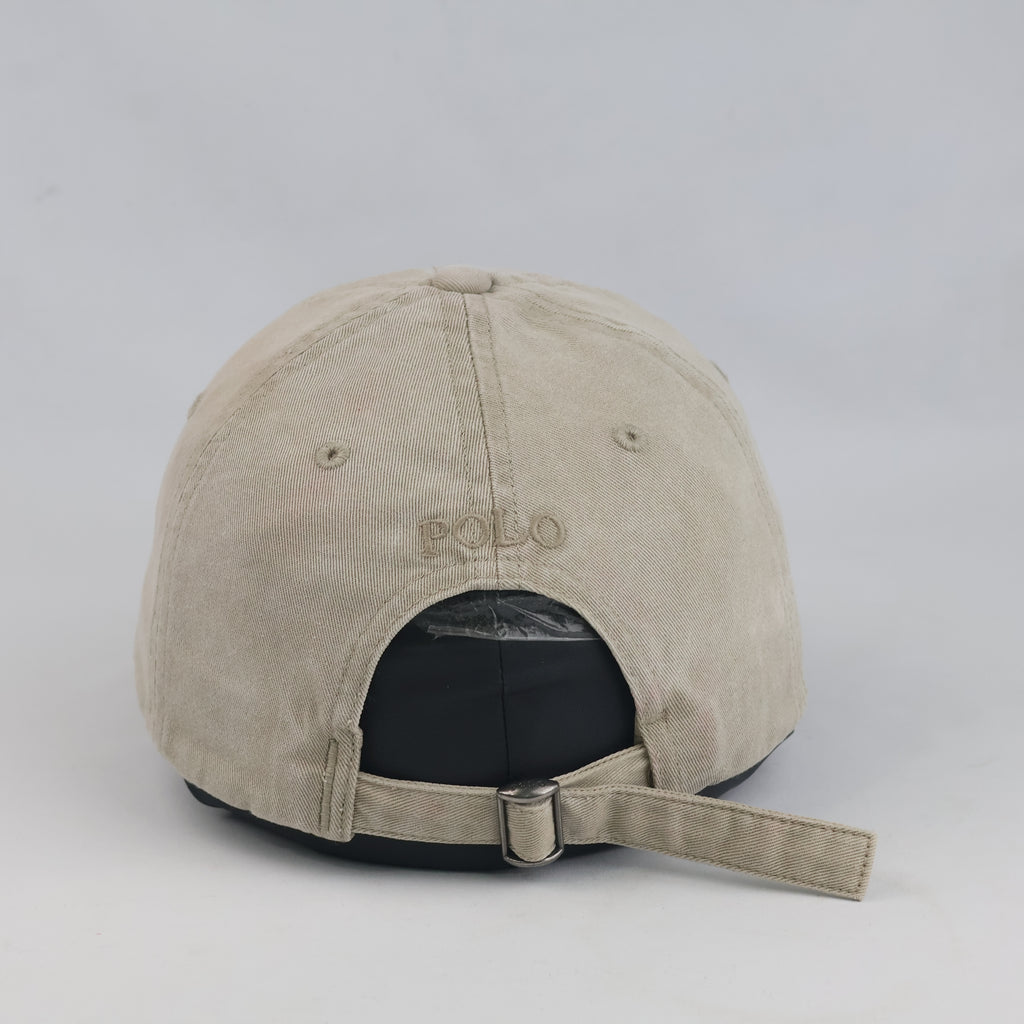 Thrifted Polo Ralph Lauren Khaki Strapback Cap (57-59cm) | 10473