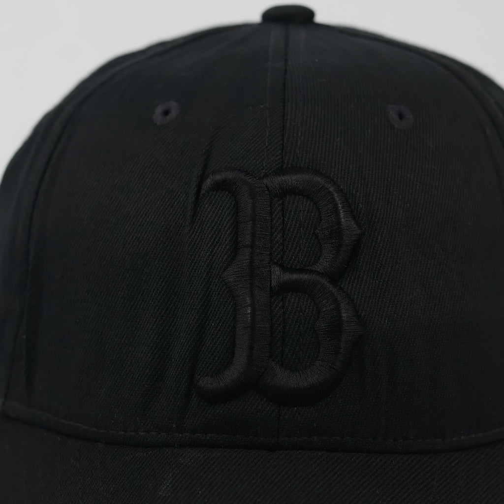 MLB Boston Red Sox Blackout Hat | Thrifted Fitted Baseball Cap