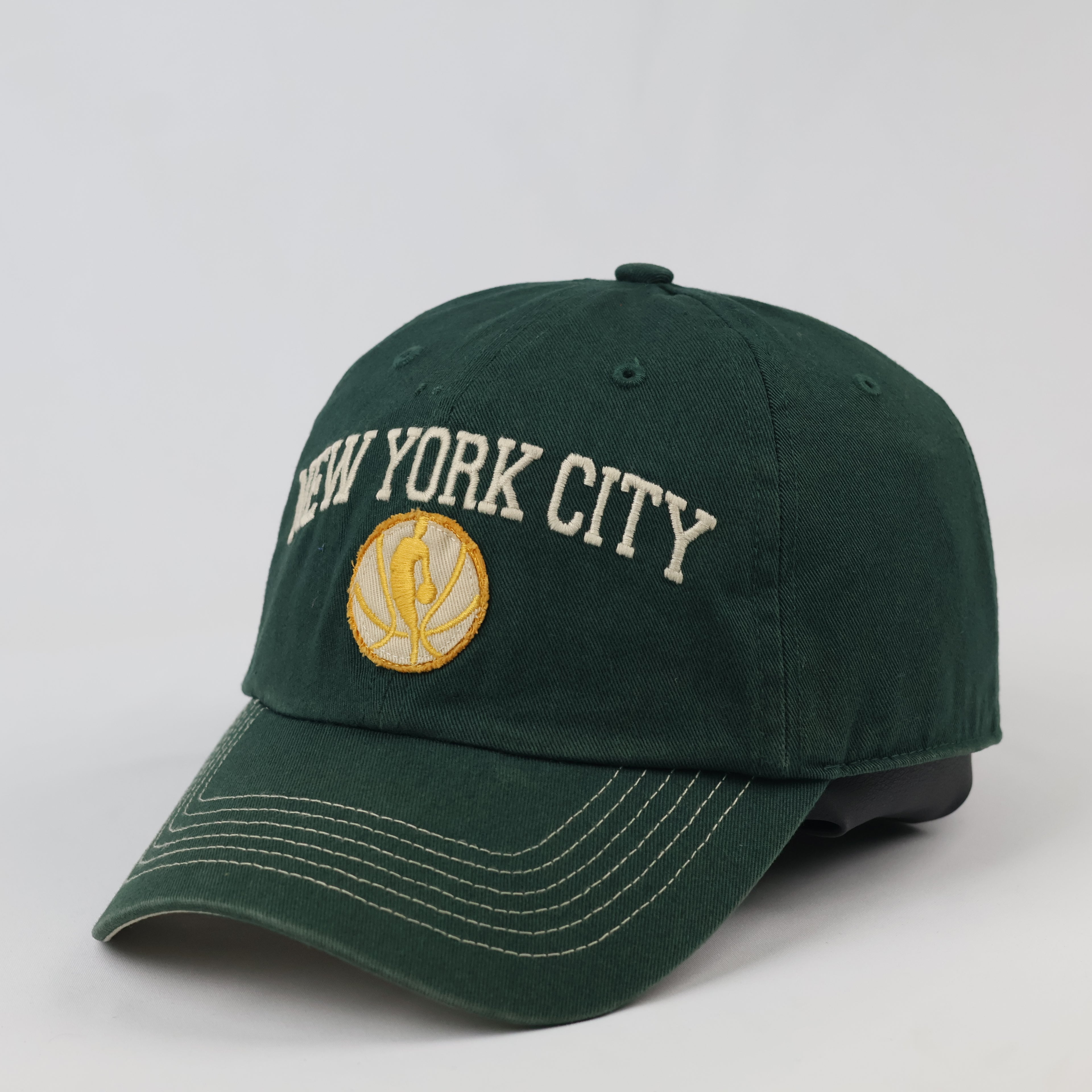 NBA Store NYC Embroidered Basketball Hat | Thrifted Green Cap 57-59cm