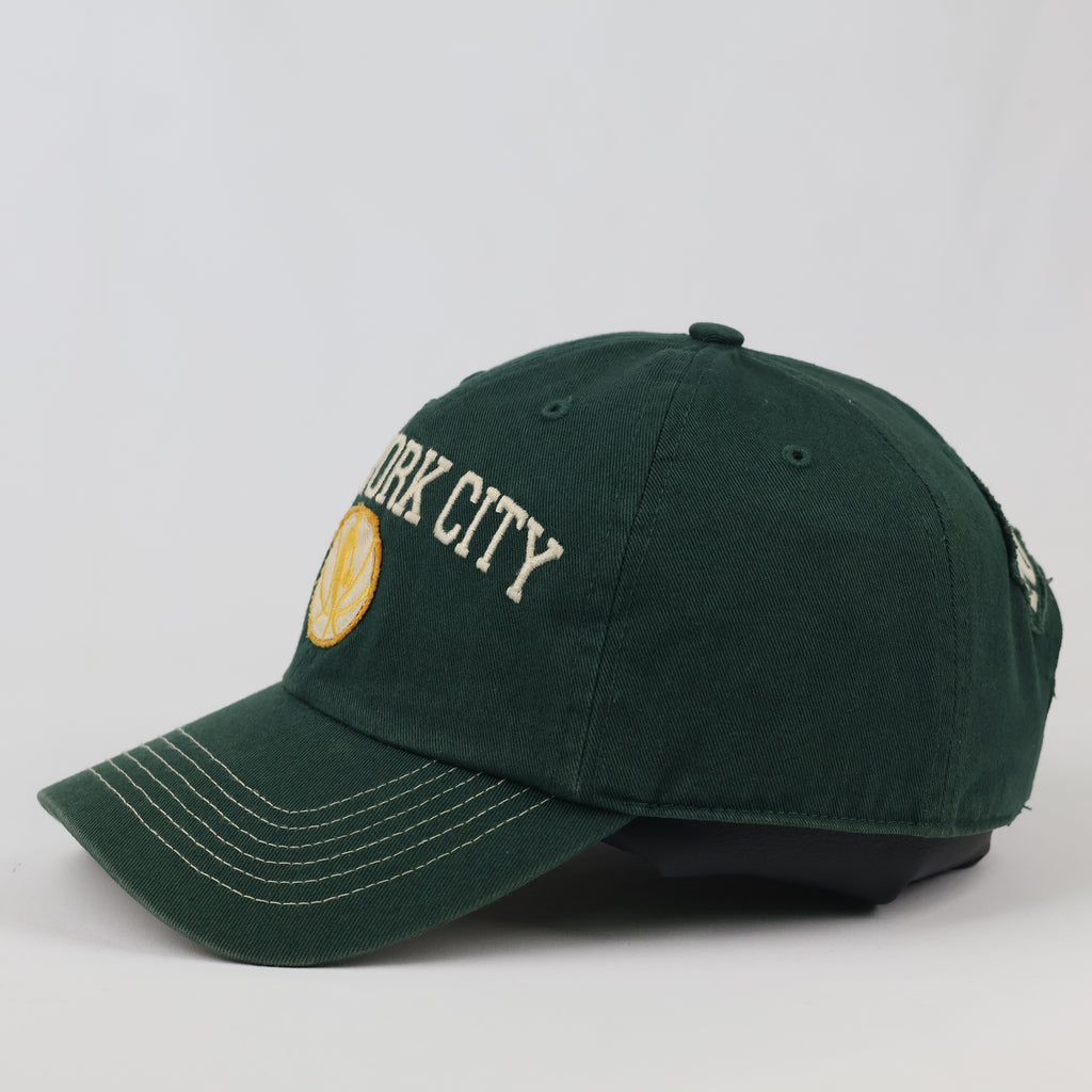 NBA Store NYC Embroidered Basketball Hat | Thrifted Green Cap 57-59cm