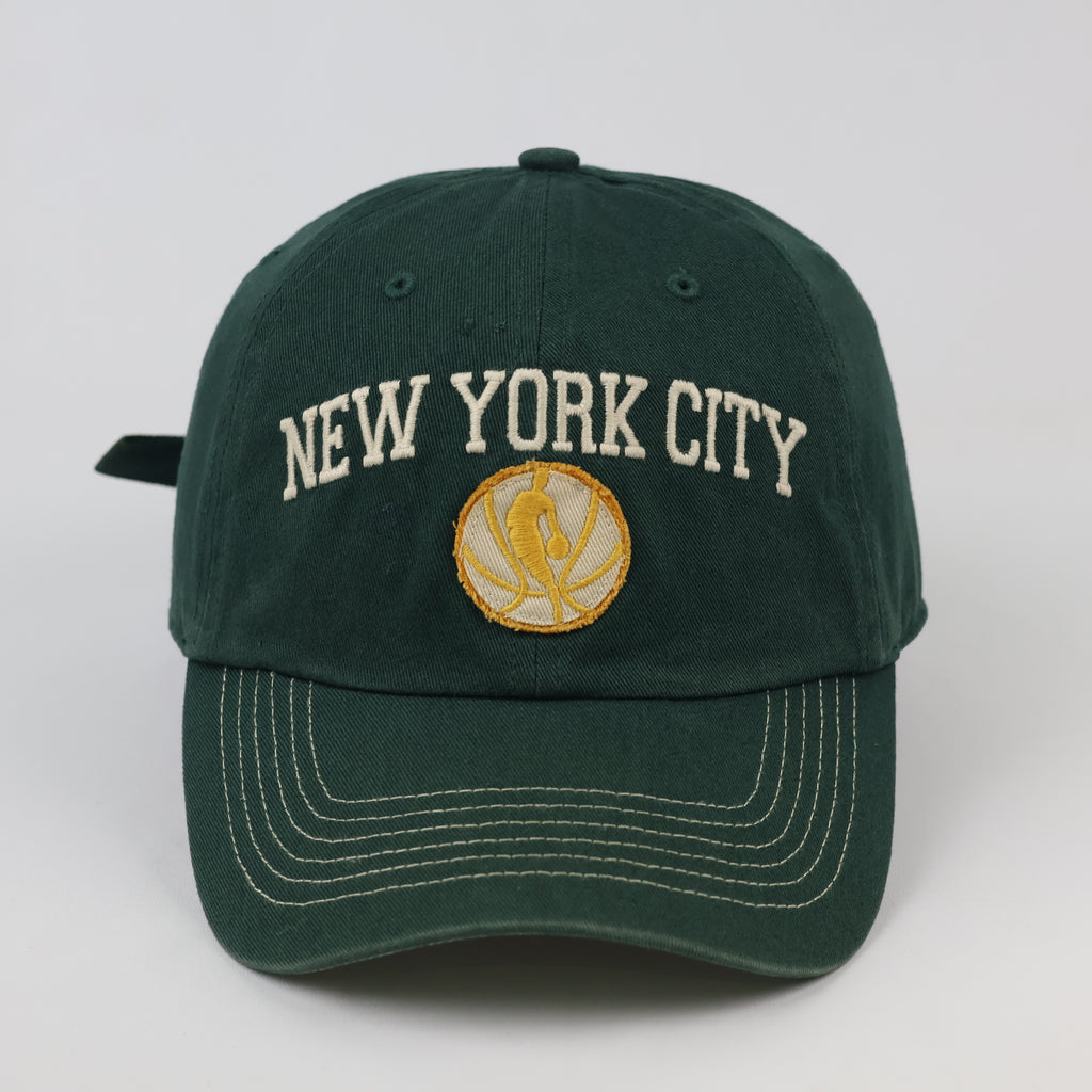 NBA Store NYC Embroidered Basketball Hat | Thrifted Green Cap 57-59cm