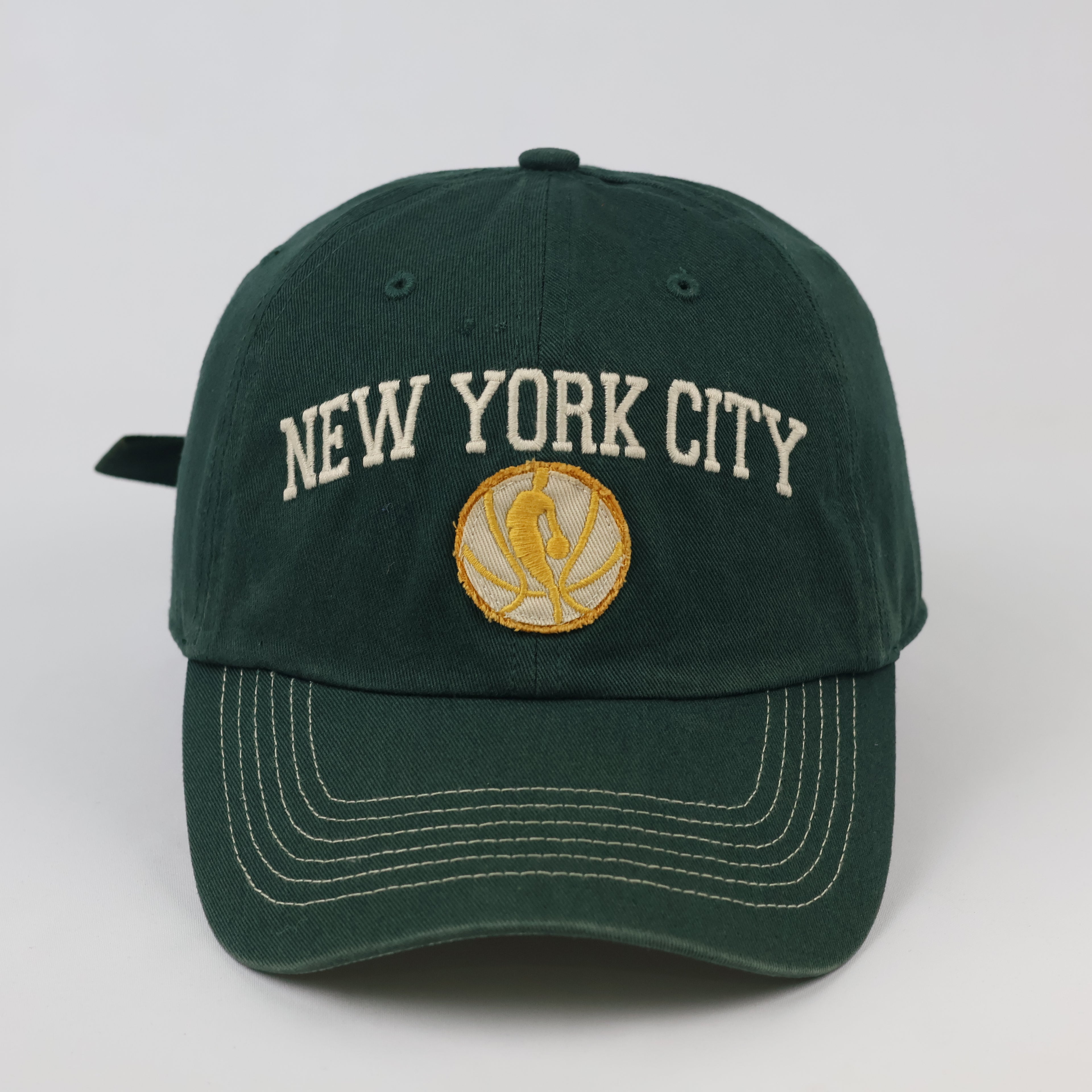 NBA Store NYC Embroidered Basketball Hat | Thrifted Green Cap 57-59cm