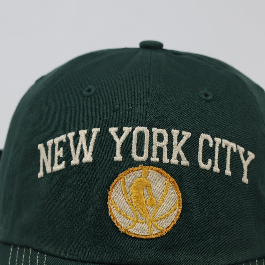 NBA Store NYC Embroidered Basketball Hat | Thrifted Green Cap 57-59cm