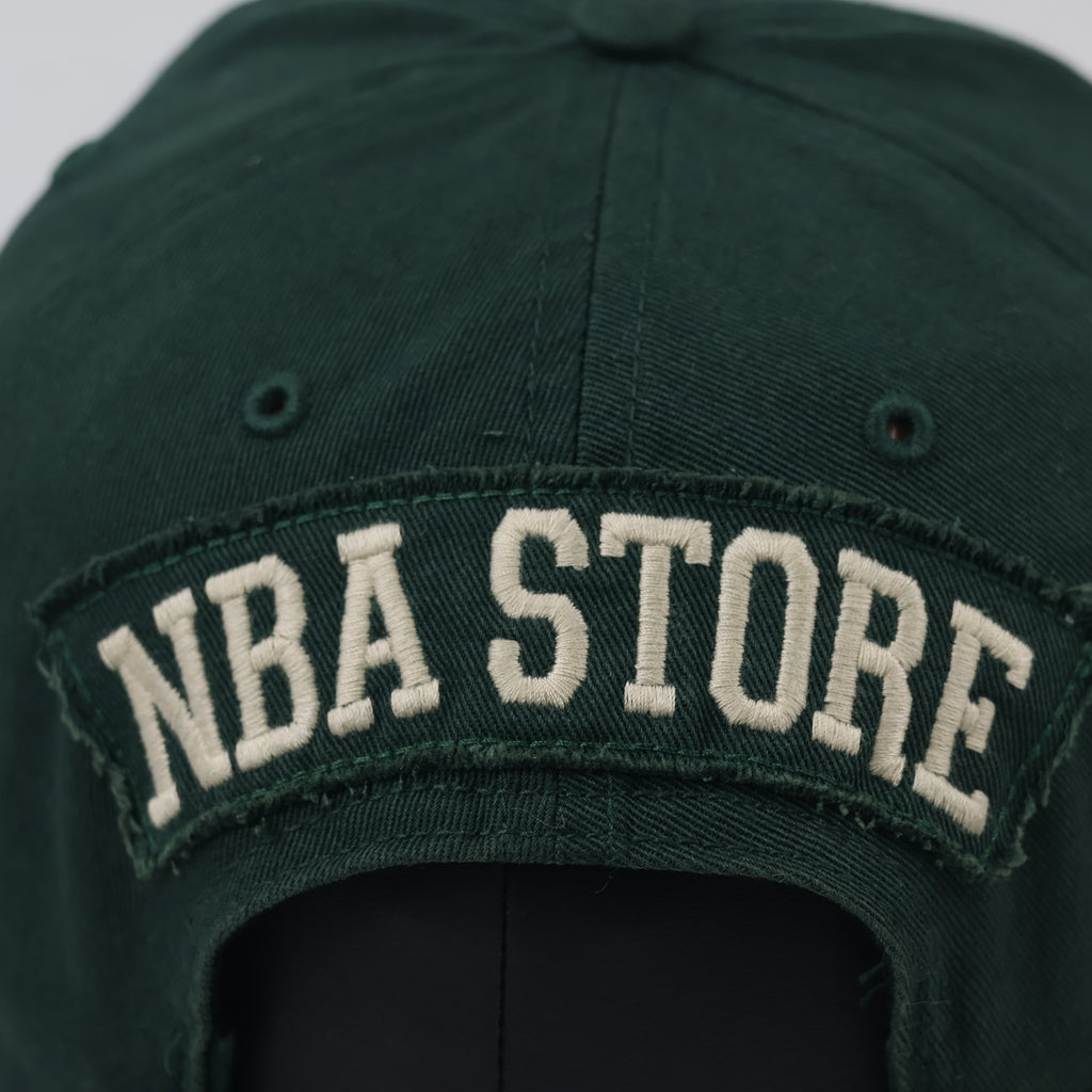 NBA Store NYC Embroidered Basketball Hat | Thrifted Green Cap 57-59cm