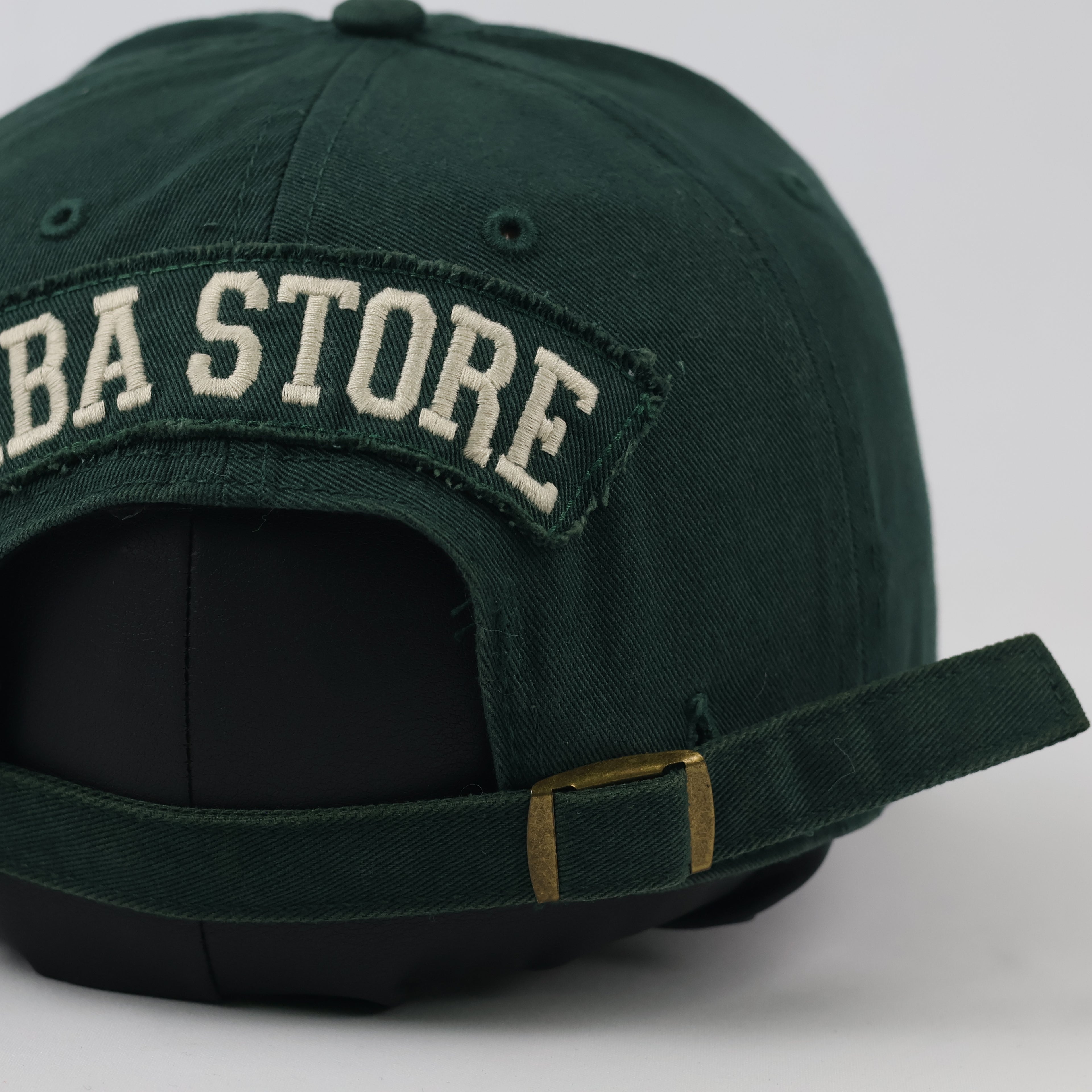 NBA Store NYC Embroidered Basketball Hat | Thrifted Green Cap 57-59cm