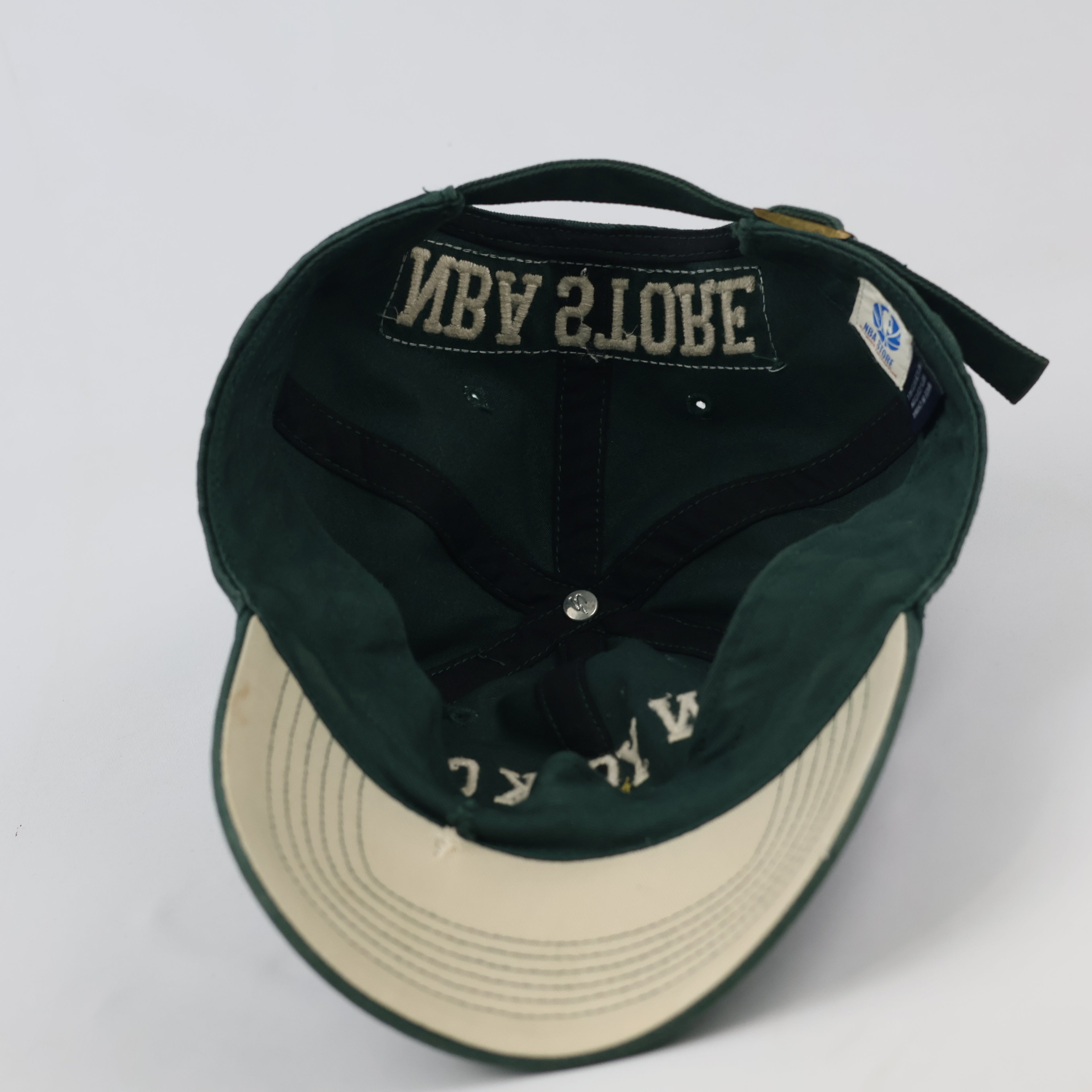 NBA Store NYC Embroidered Basketball Hat | Thrifted Green Cap 57-59cm