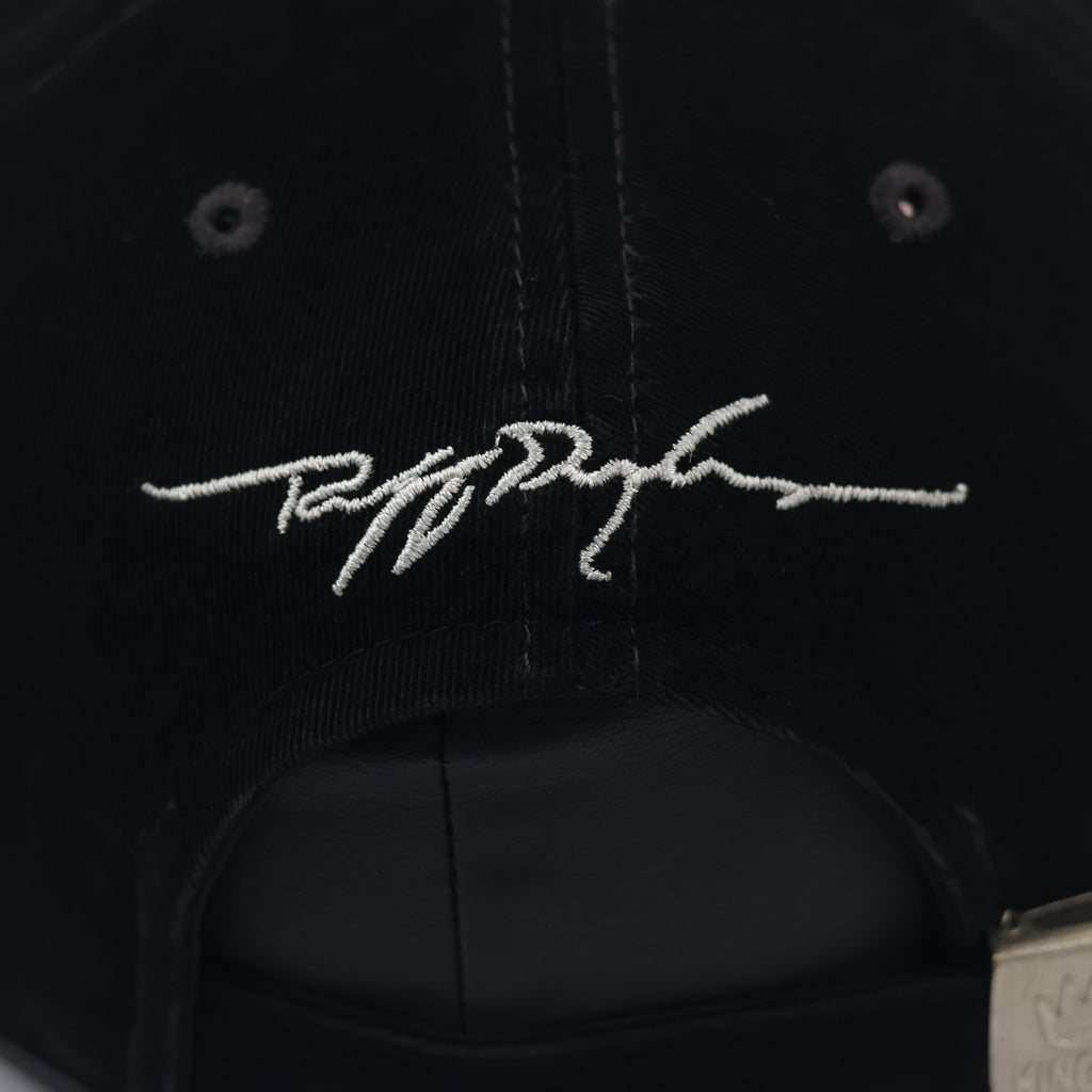 King Cap Adjustable Streetwear Thrifted Baseball Cap - Black & Red