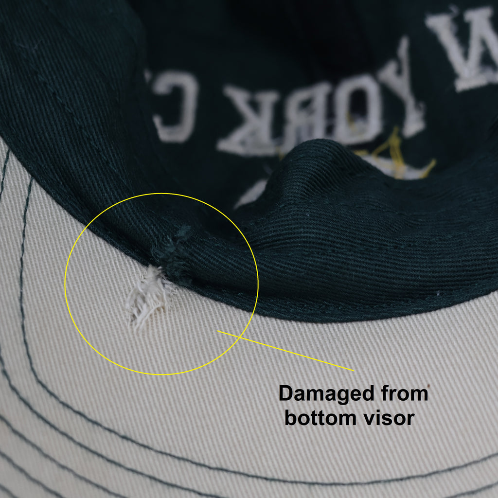 NBA Store NYC Embroidered Basketball Hat | Thrifted Green Cap 57-59cm