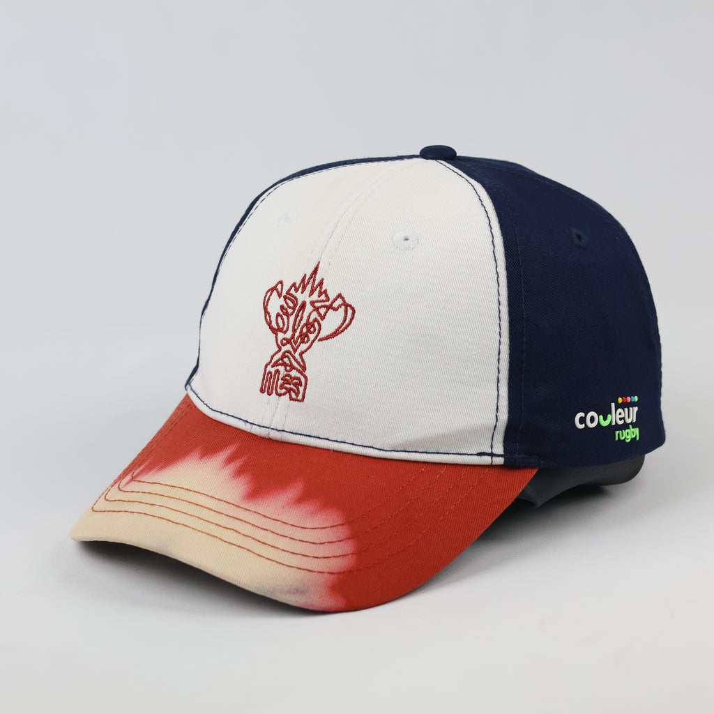 Vintage Style Coupe Du Monde Rugby 2023 Cap - France Tie-Dye Brim Hat