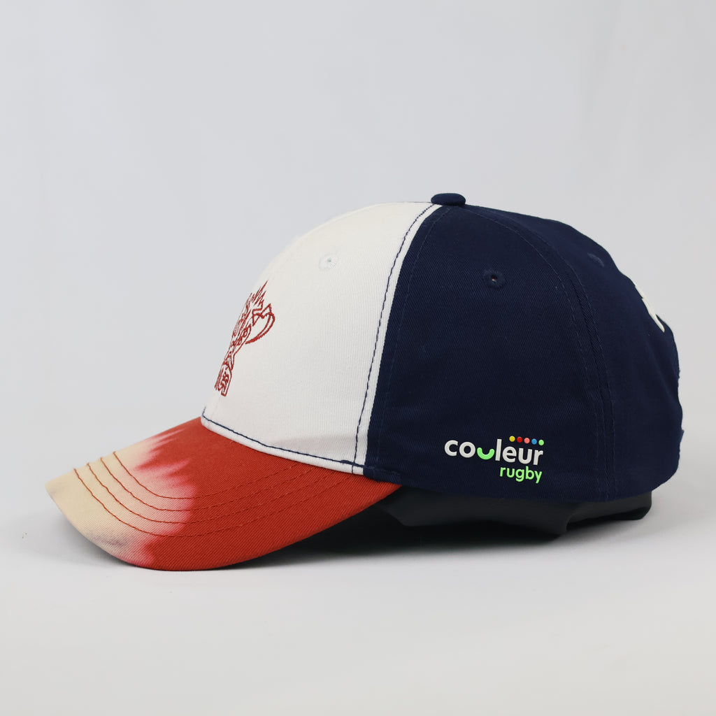 Vintage Style Coupe Du Monde Rugby 2023 Cap - France Tie-Dye Brim Hat