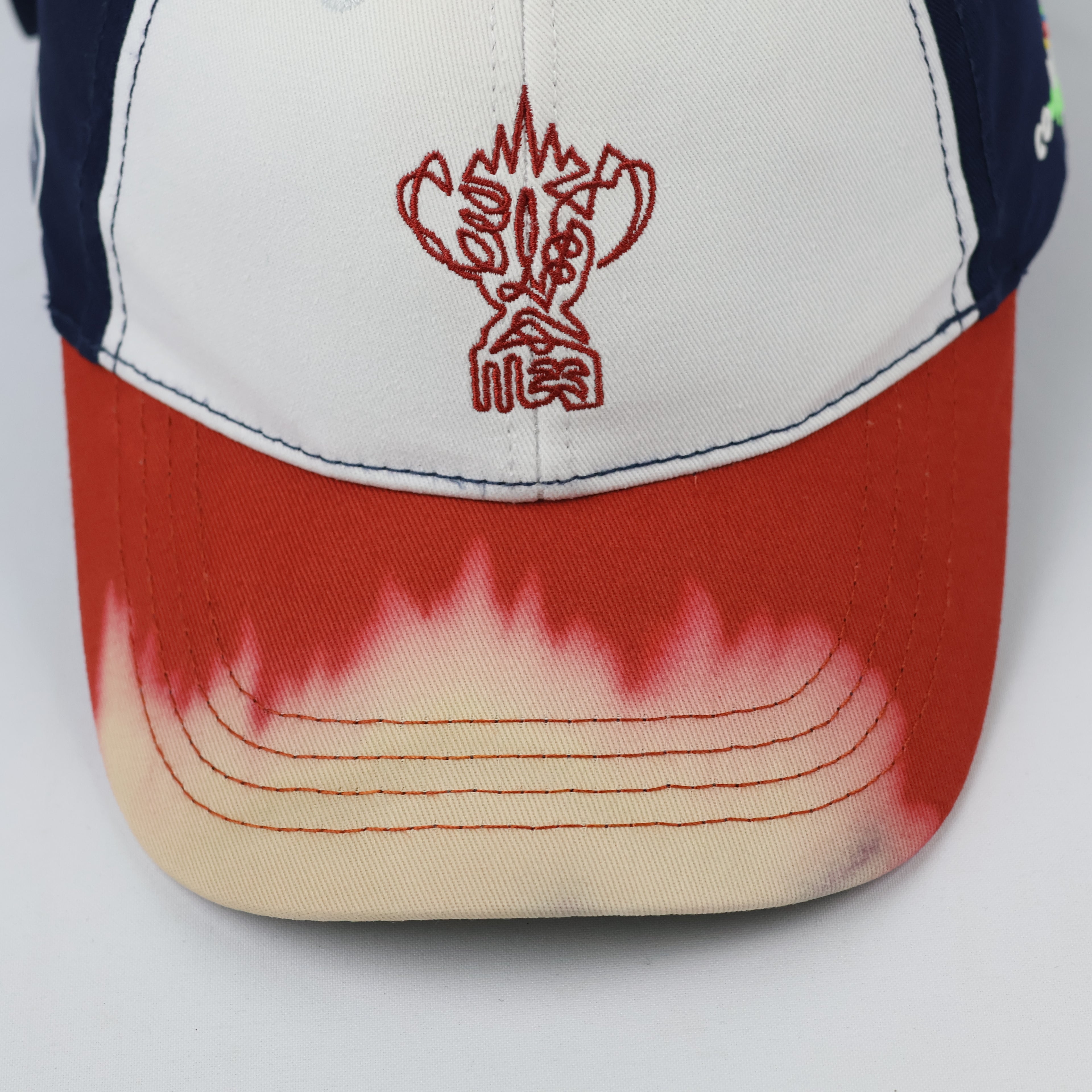 Vintage Style Coupe Du Monde Rugby 2023 Cap - France Tie-Dye Brim Hat