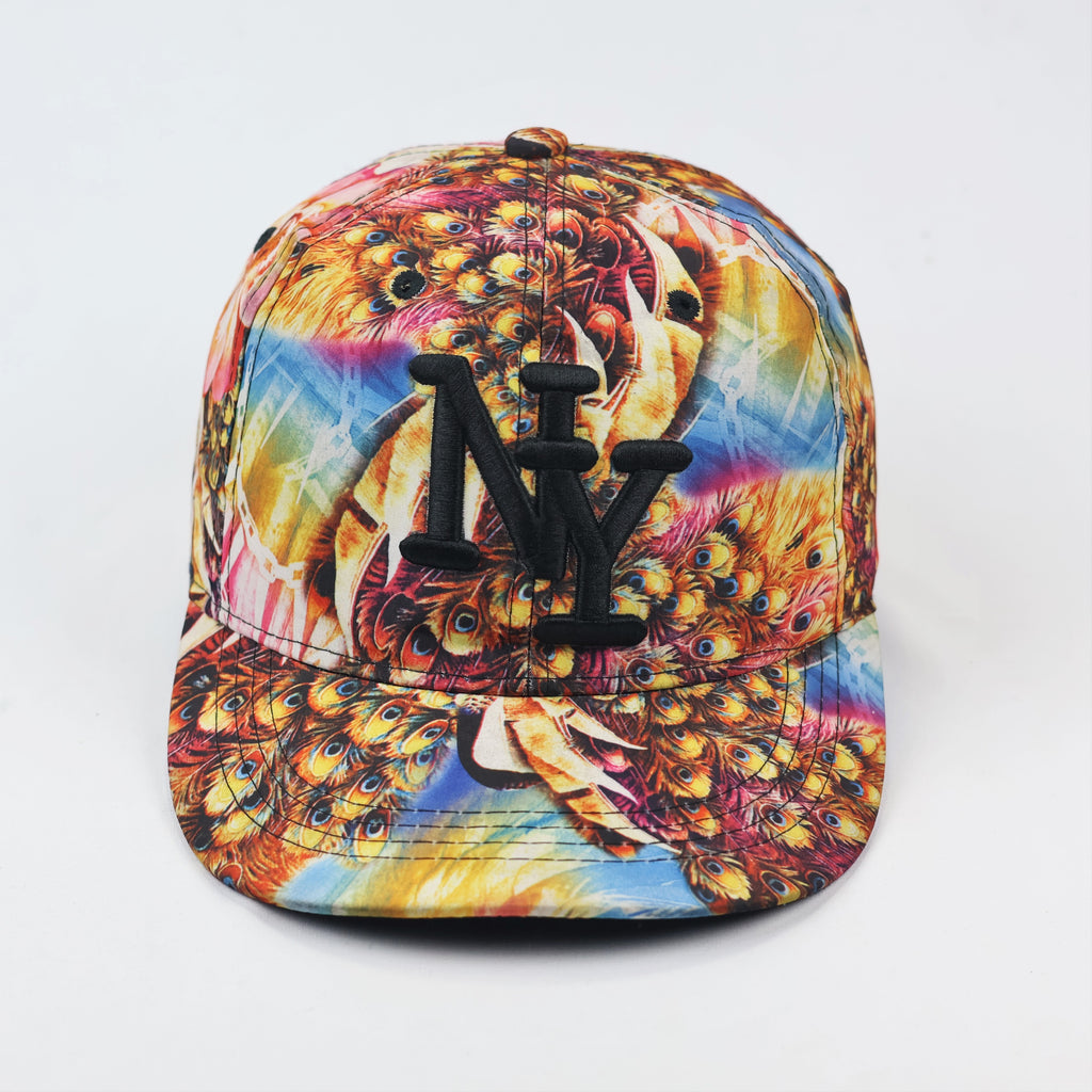 NY New York Hip Hop Fashion Graphic Thrifted Snapback Hat