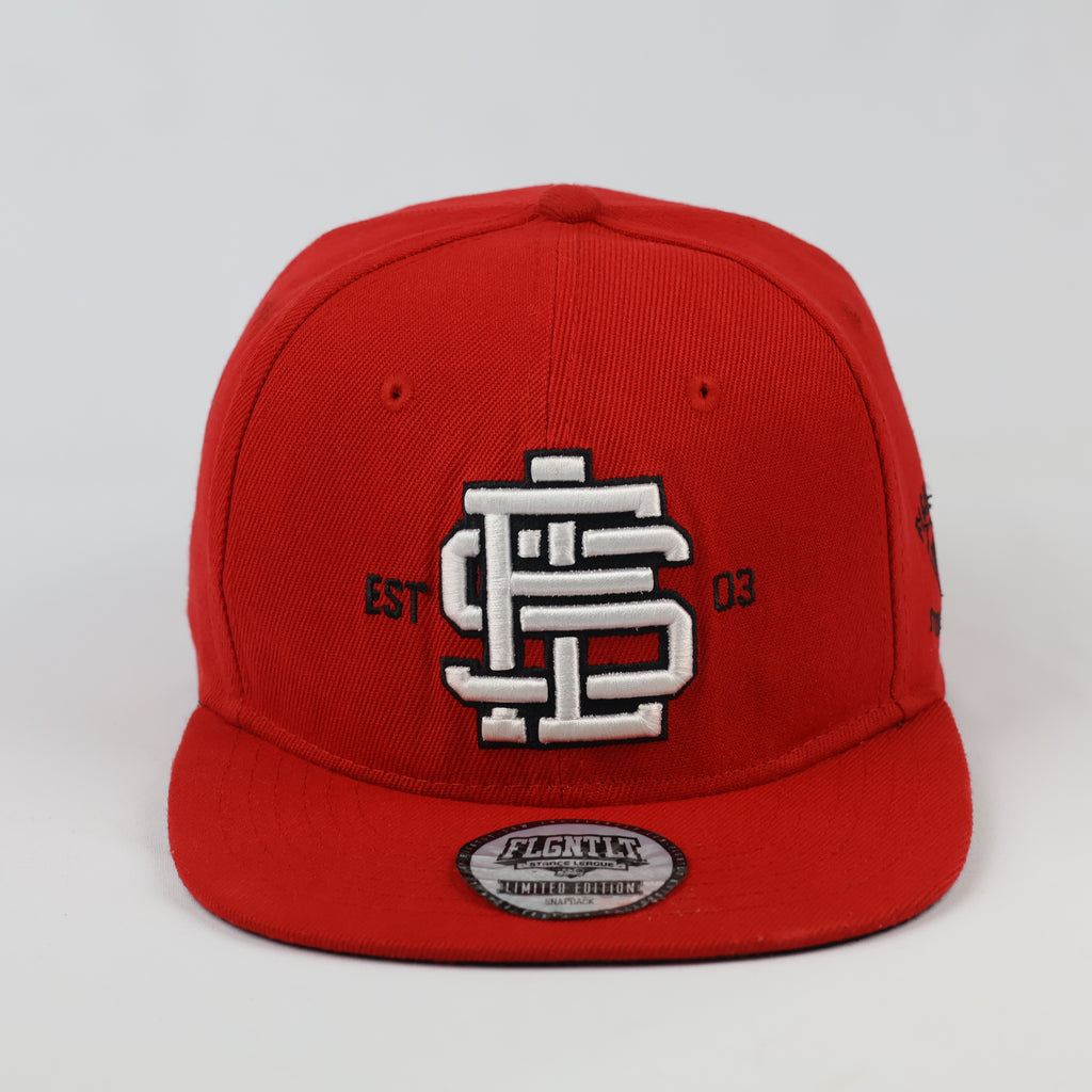 Vintage Flgntlt FlgntltSoCal Red Flat Brim Hat - Limited Edition Cap