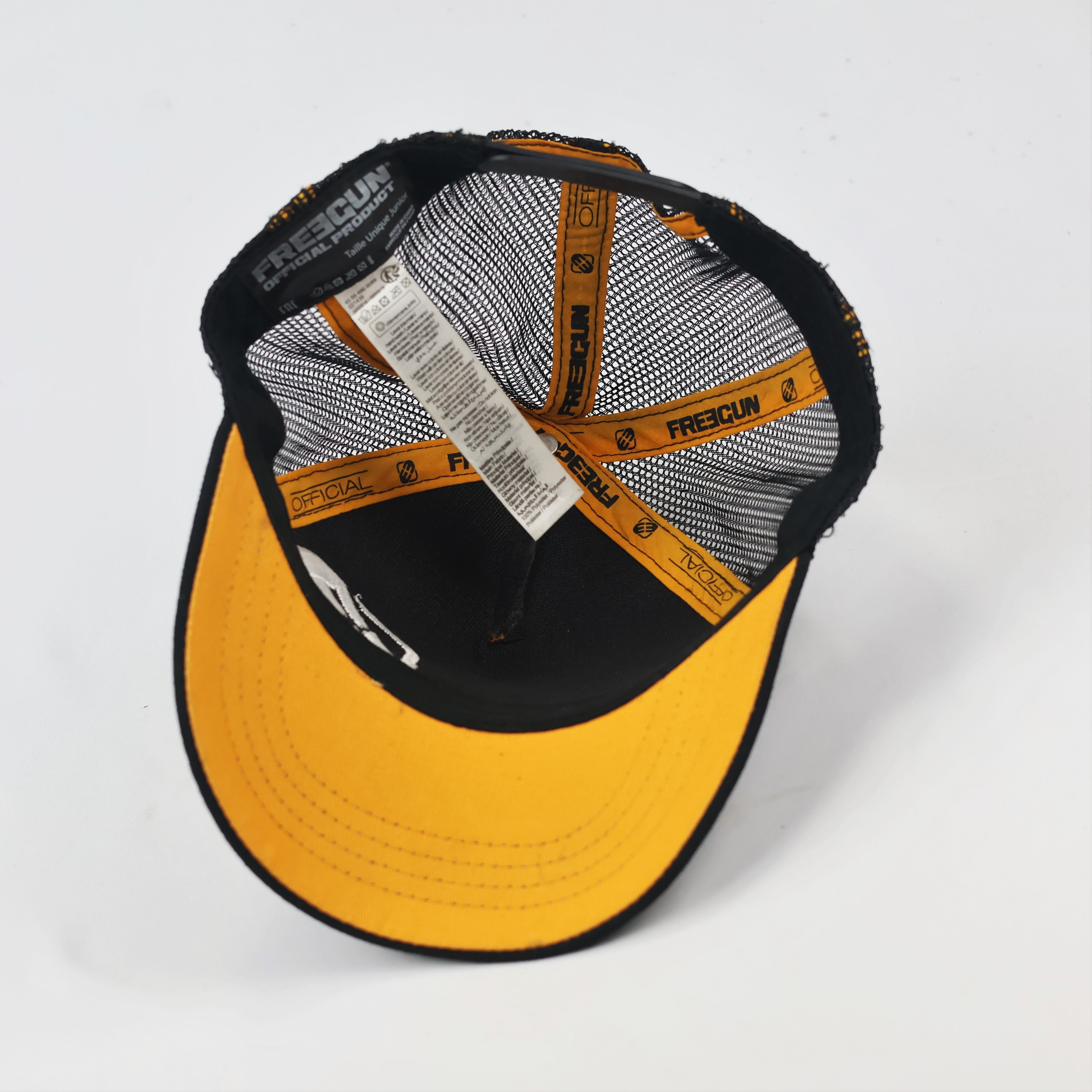 Freegun Kids Sunset Palm Tree Thrifted Trucker Cap - Junior Adjustable Hat