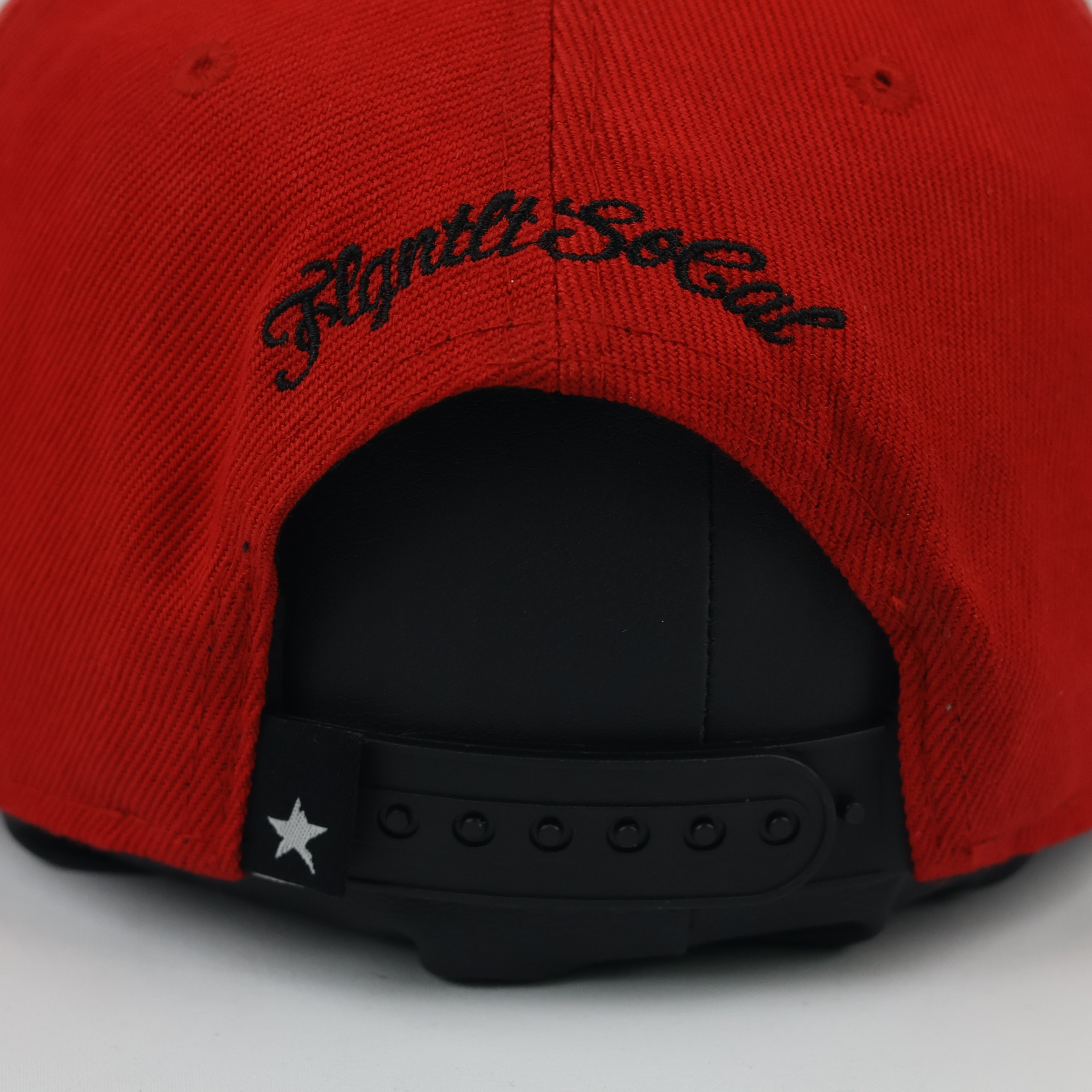 Vintage Flgntlt FlgntltSoCal Red Flat Brim Hat - Limited Edition Cap