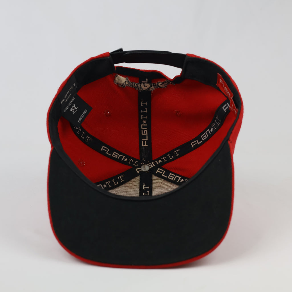 Vintage Flgntlt FlgntltSoCal Red Flat Brim Hat - Limited Edition Cap