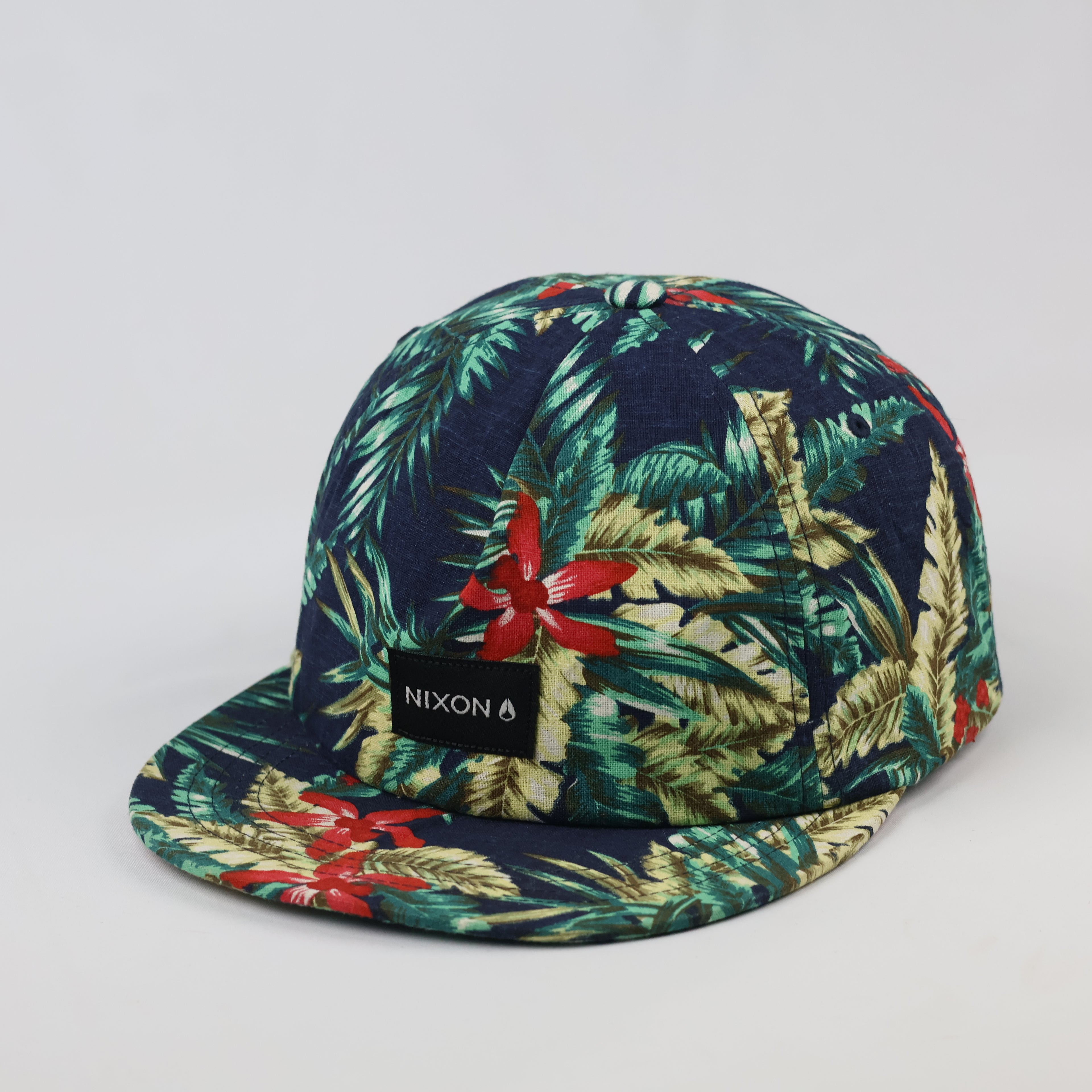 Vintage Nixon Floral Tropical Snapback - Rare Yupoong Sample Cap