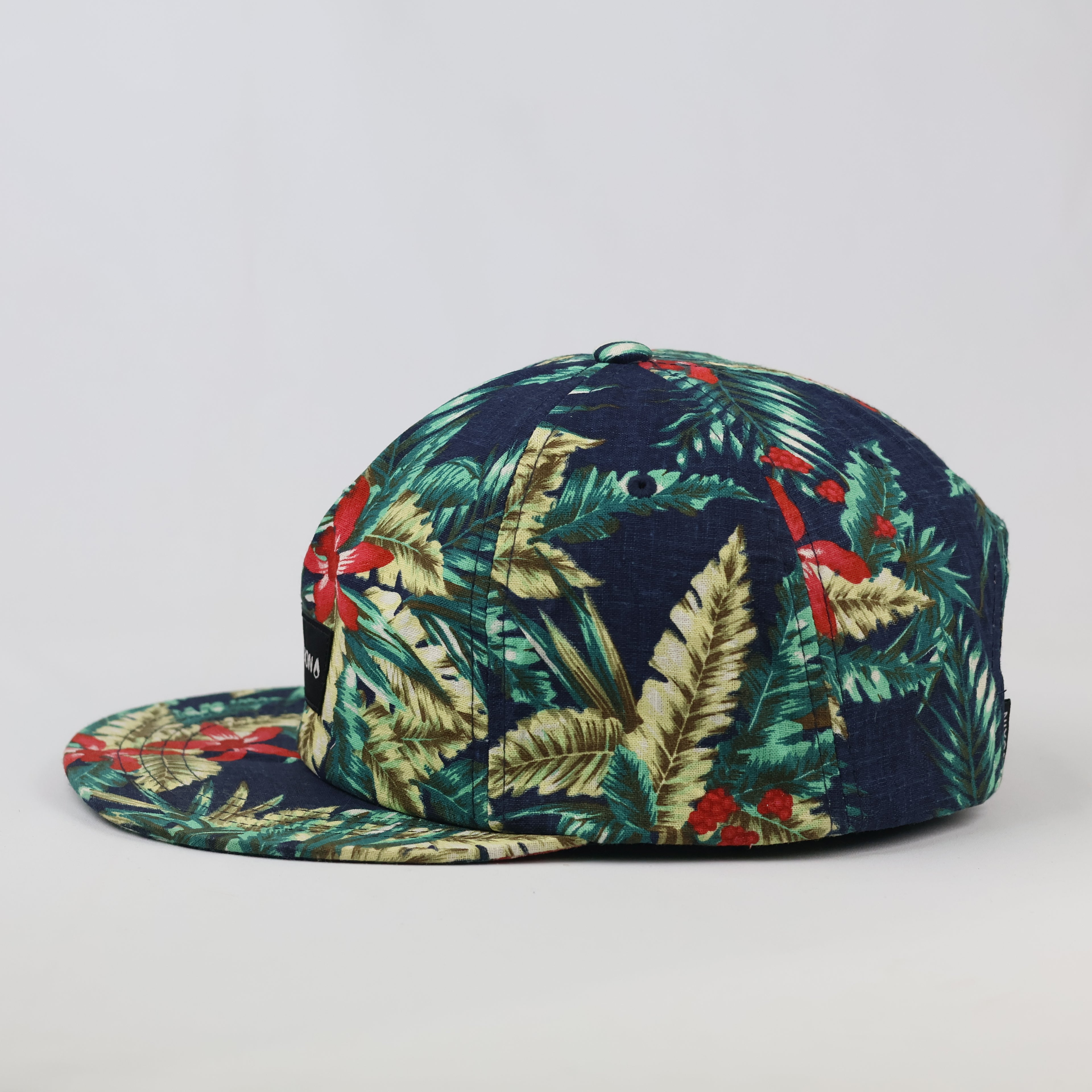 Vintage Nixon Floral Tropical Snapback - Rare Yupoong Sample Cap