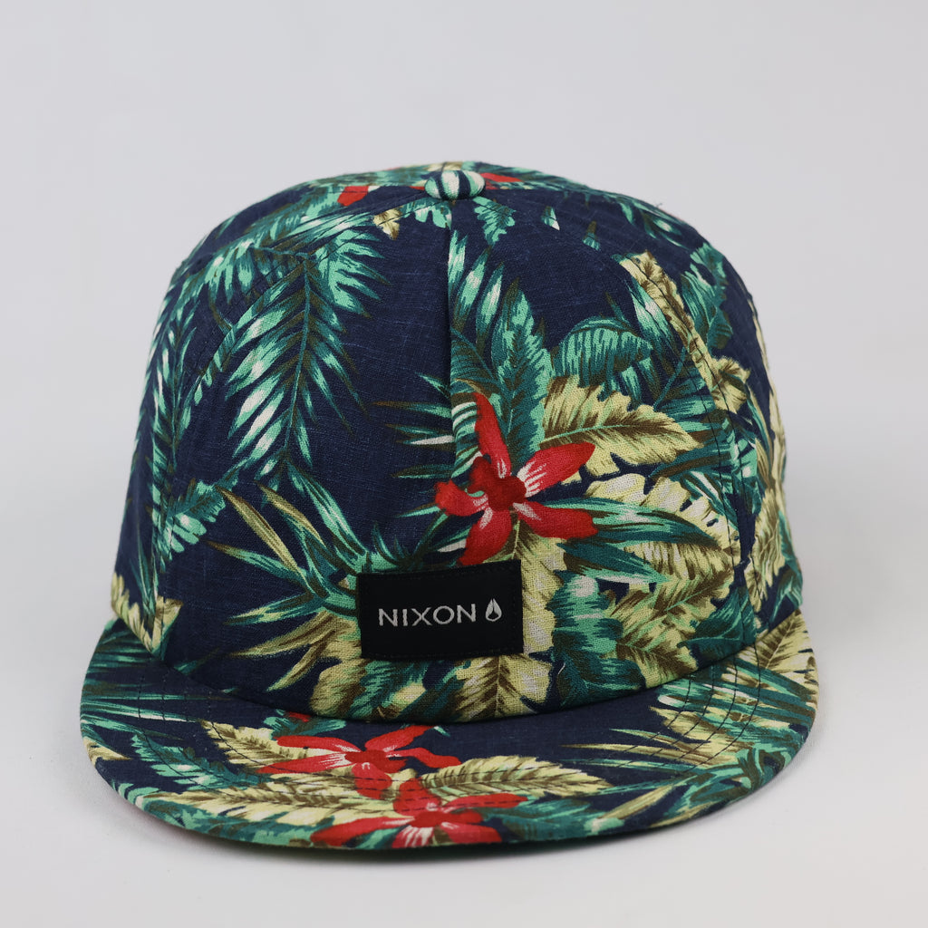 Vintage Nixon Floral Tropical Snapback - Rare Yupoong Sample Cap