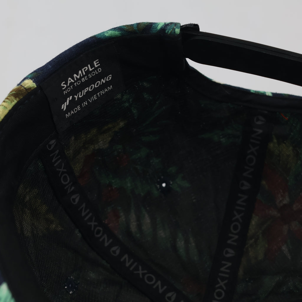 Vintage Nixon Floral Tropical Snapback - Rare Yupoong Sample Cap
