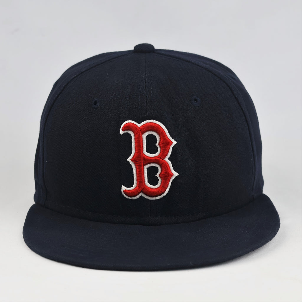 Thrifted Boston Red Sox Navy MLB Baseball Cap (57.7cm) | 10475
