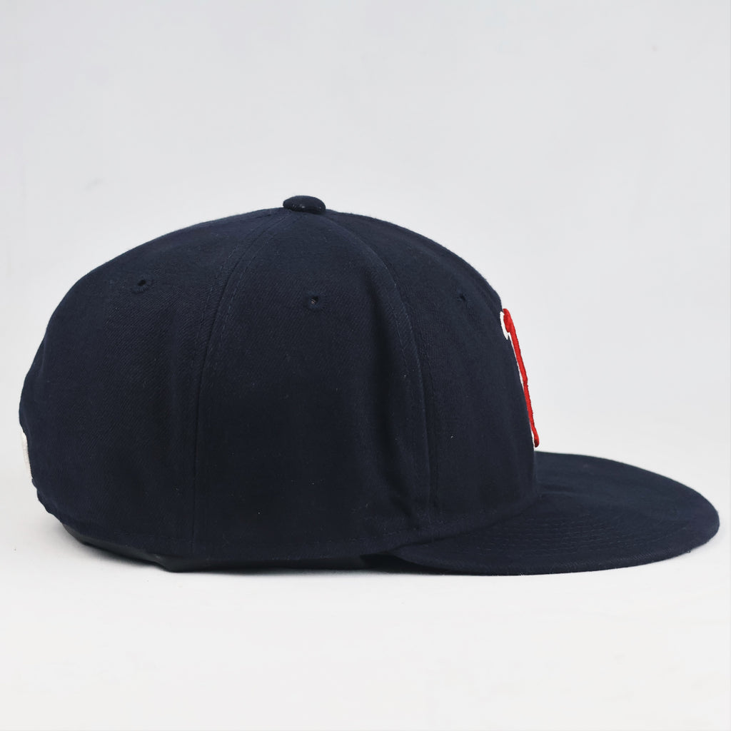 Thrifted Boston Red Sox Navy MLB Baseball Cap (57.7cm) | 10475