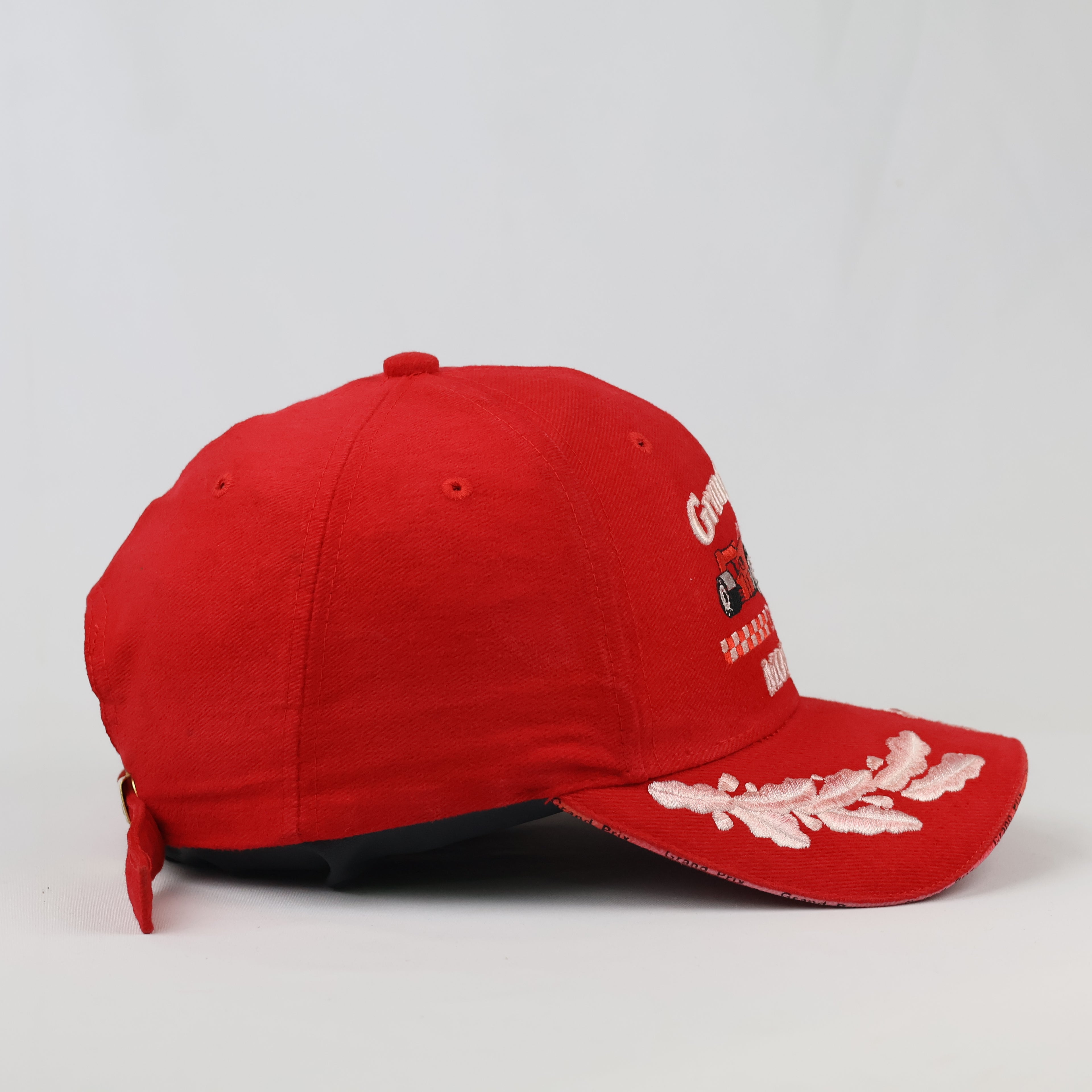 Retro Monaco Grand Prix Racing Cap | Thrifted Red Sport Hat 57-59cm