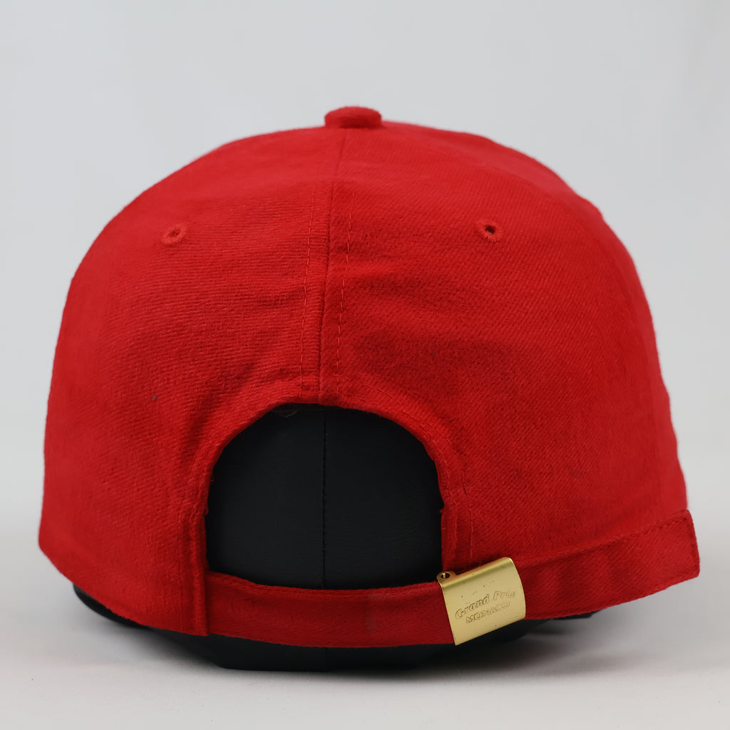 Retro Monaco Grand Prix Racing Cap | Thrifted Red Sport Hat 57-59cm