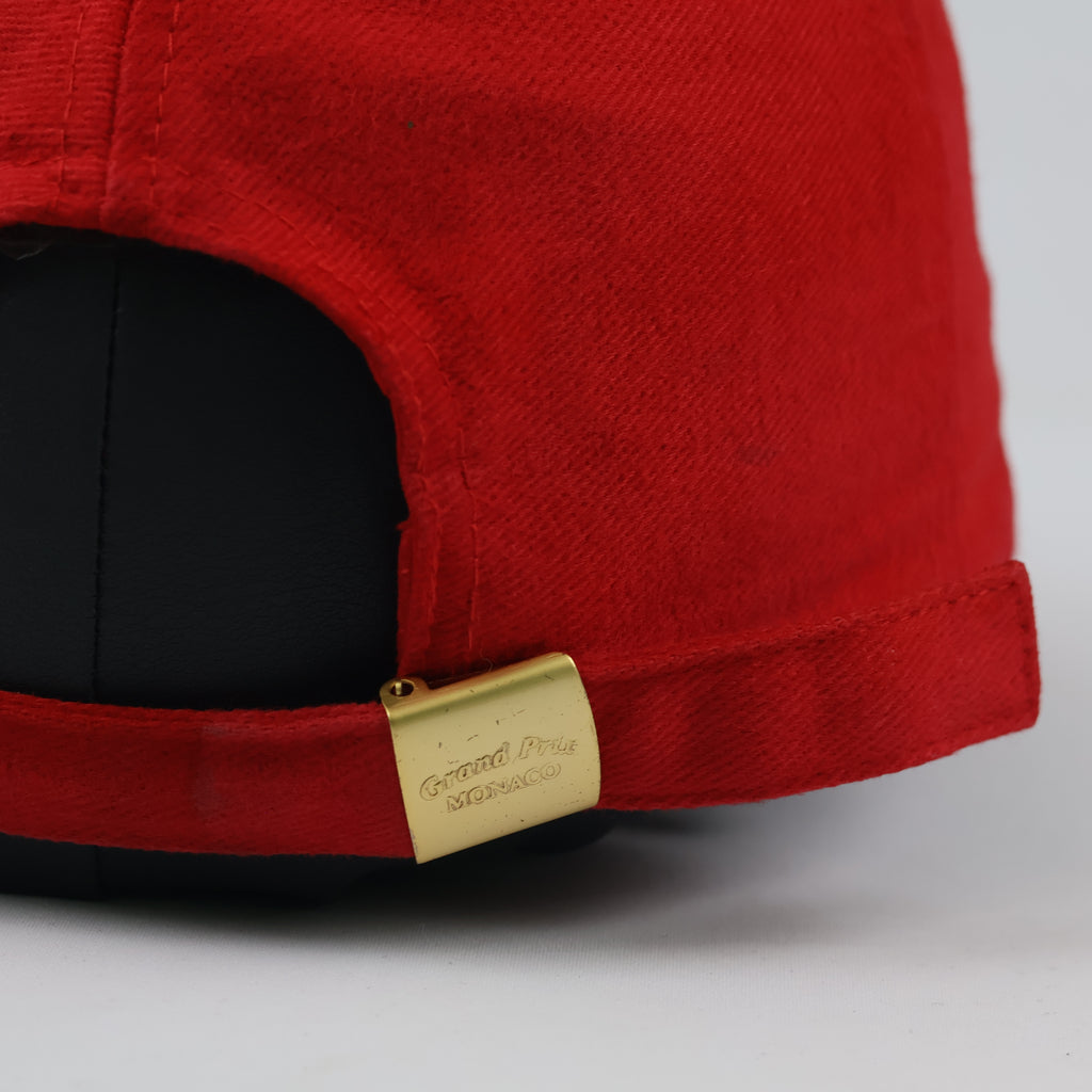 Retro Monaco Grand Prix Racing Cap | Thrifted Red Sport Hat 57-59cm