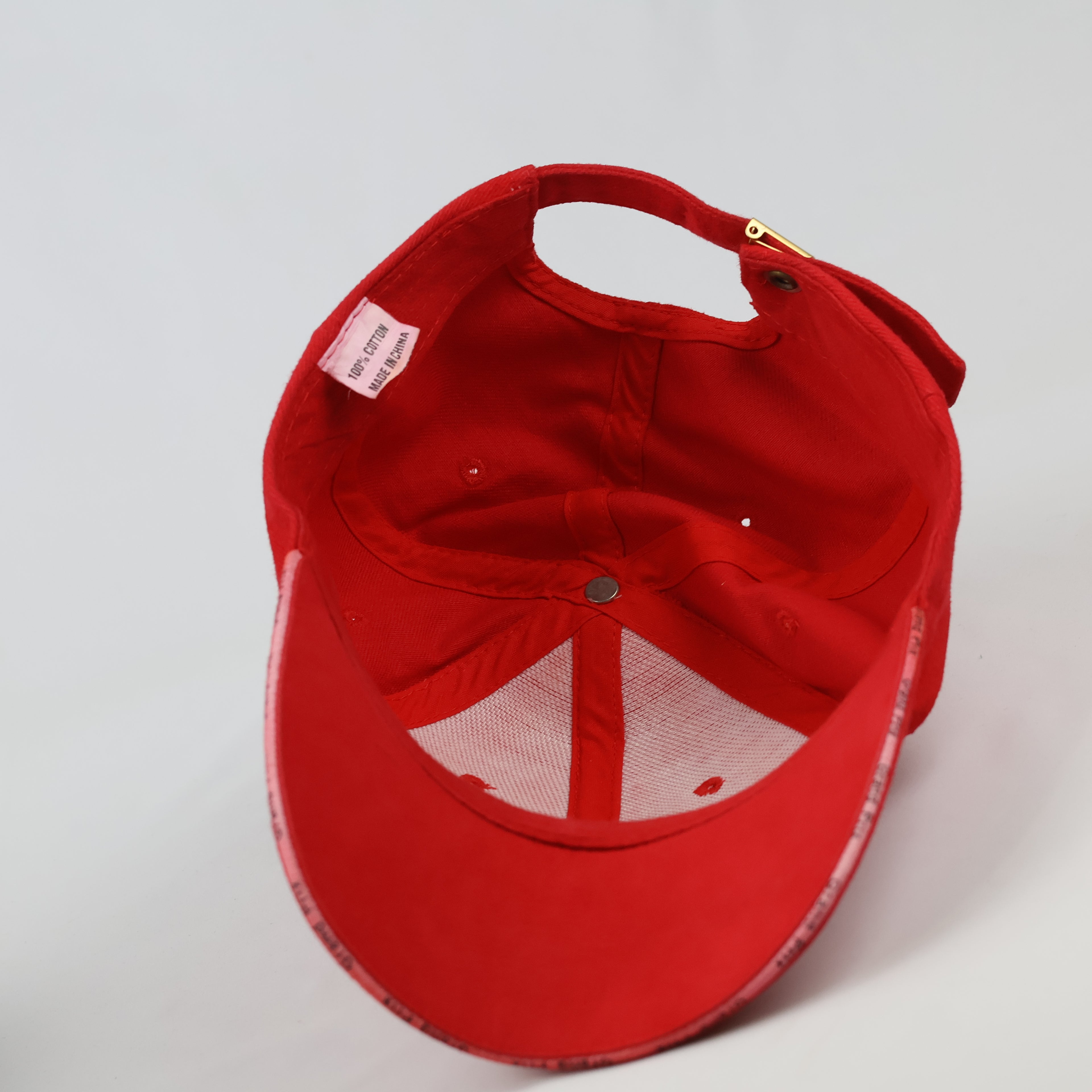 Retro Monaco Grand Prix Racing Cap | Thrifted Red Sport Hat 57-59cm