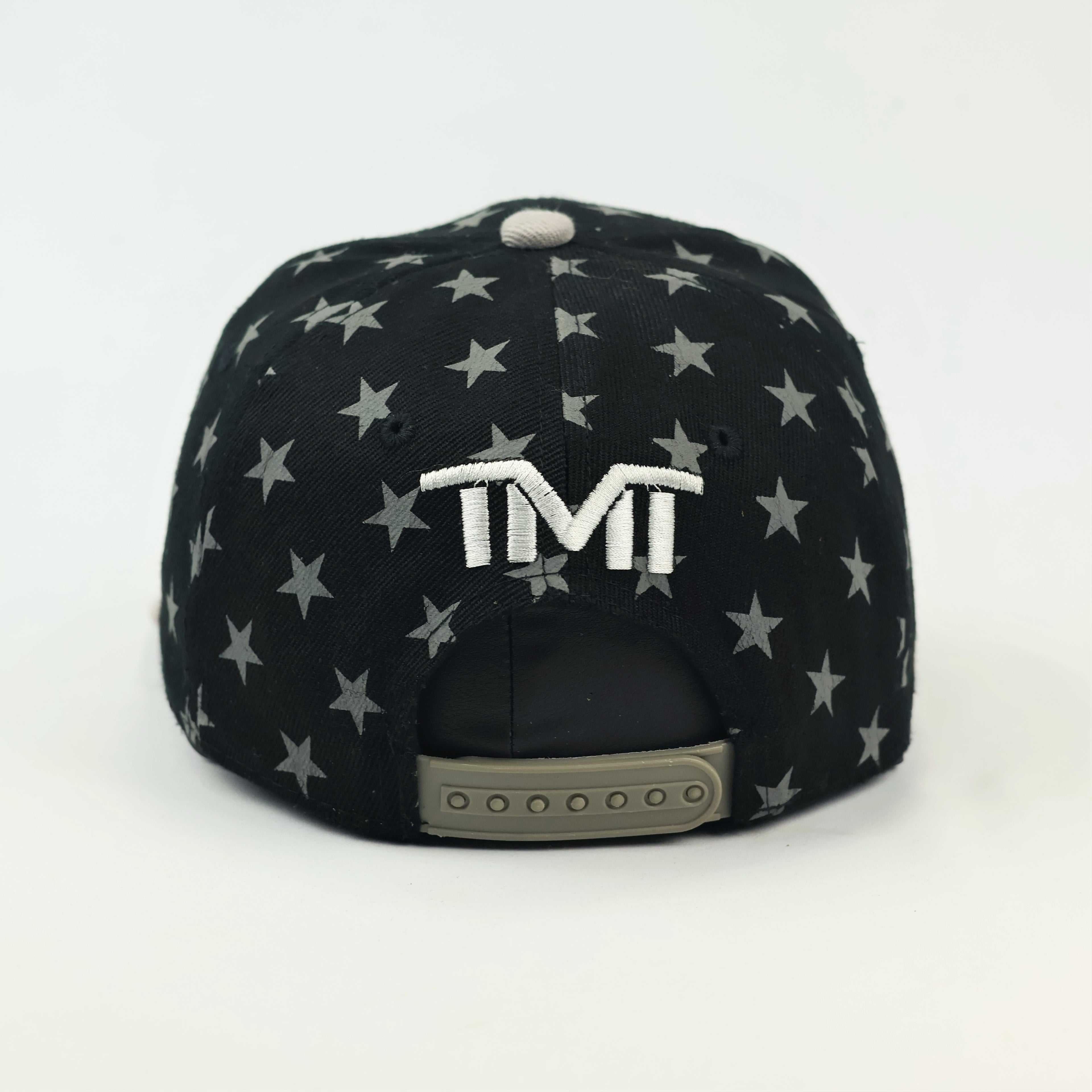 The Money Team TMT Thrifted Baseball Cap – Patriotic Star Print Snapback