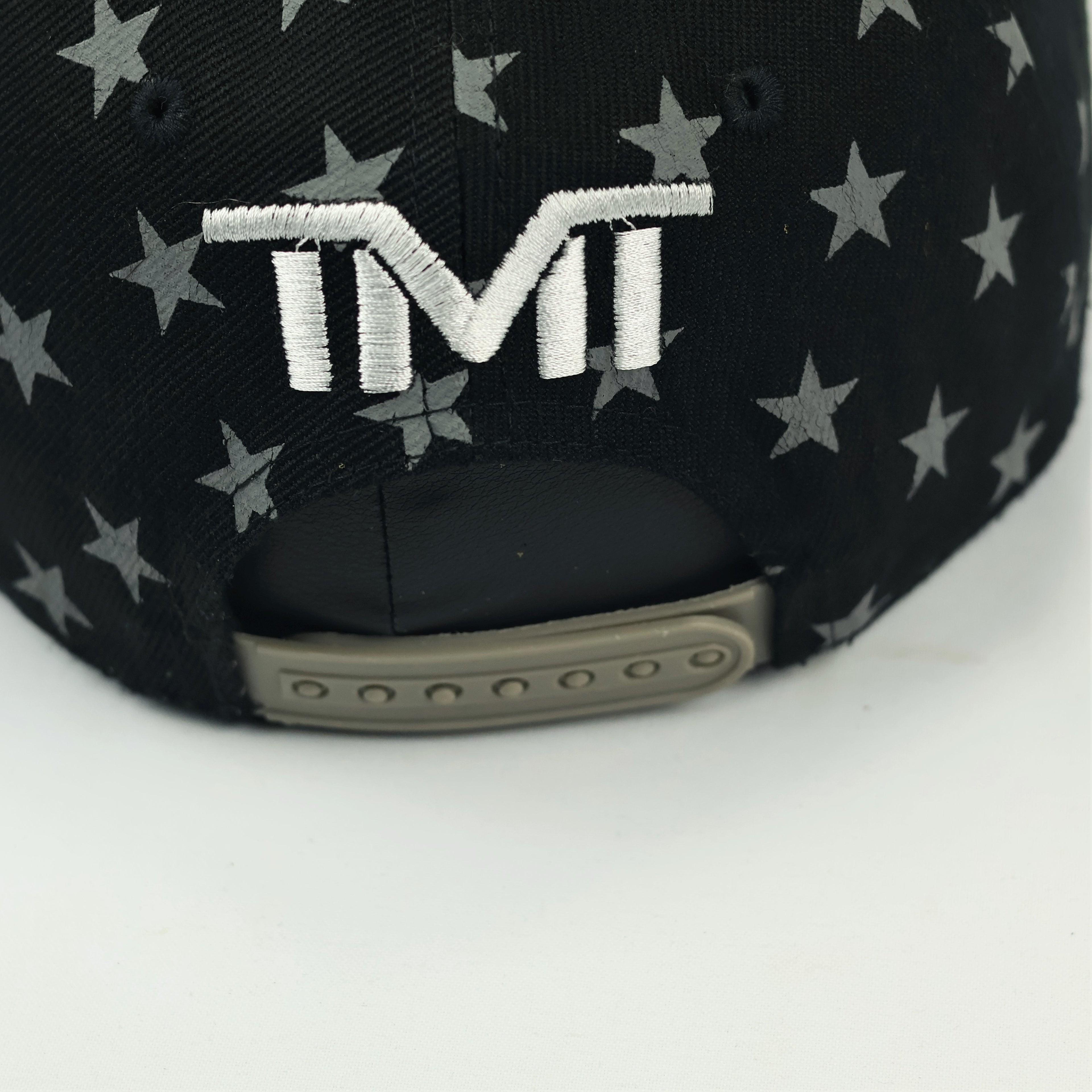 The Money Team TMT Thrifted Baseball Cap – Patriotic Star Print Snapback