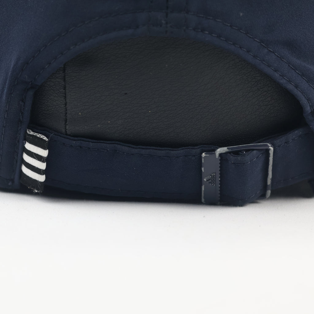 Adidas Navy Blue Thrifted Baseball Cap with Metal Logo Plate
