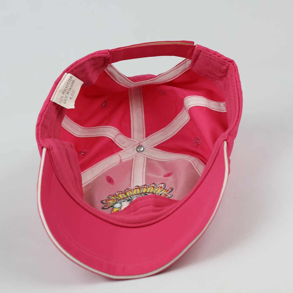 Bright Hot Pink Gram Embroidered Cap | Thrifted Y2K Style Hat 55-57cm